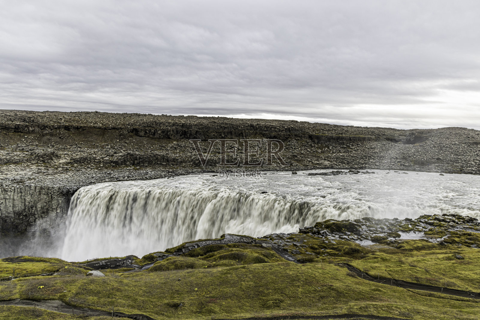 Dettifoss瀑布,冰岛照片摄影图片