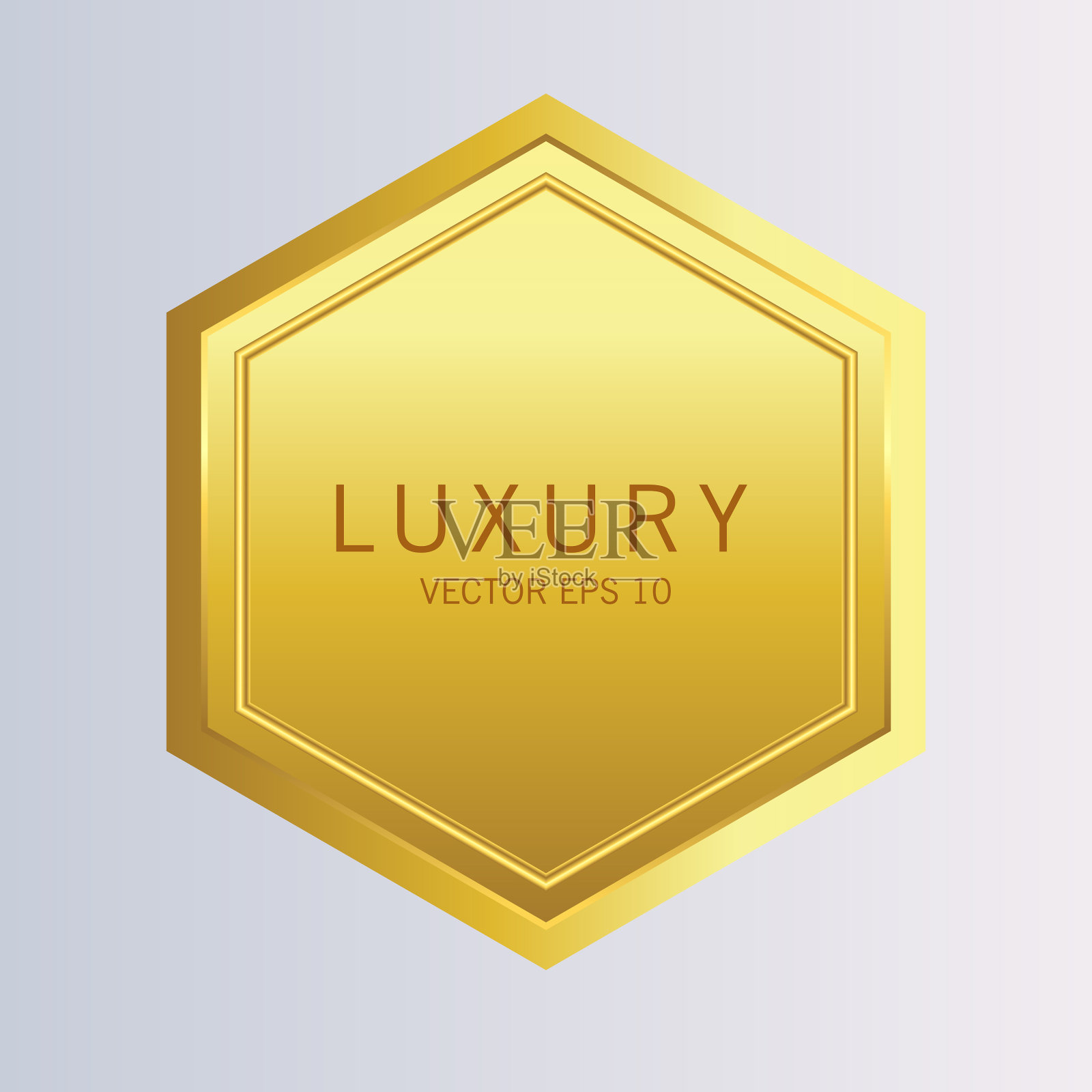 复古的金色徽章和标签插画图片素材