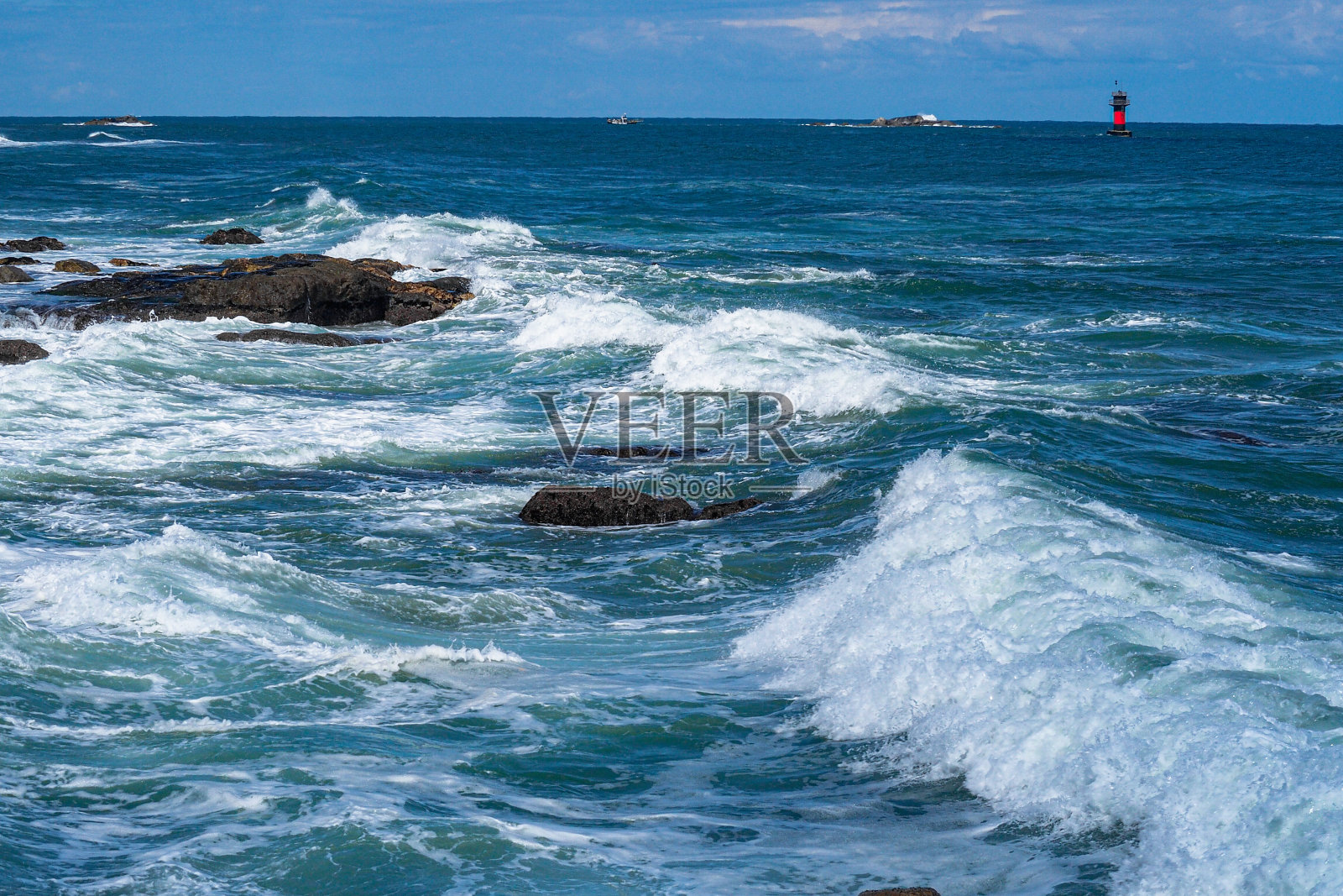 江陵附近江门海滩的前海照片摄影图片