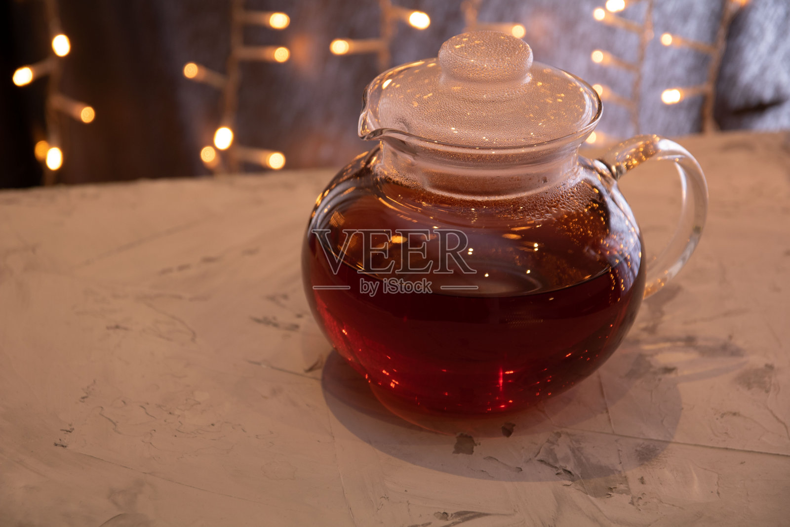 照片玻璃茶壶与茶照片摄影图片