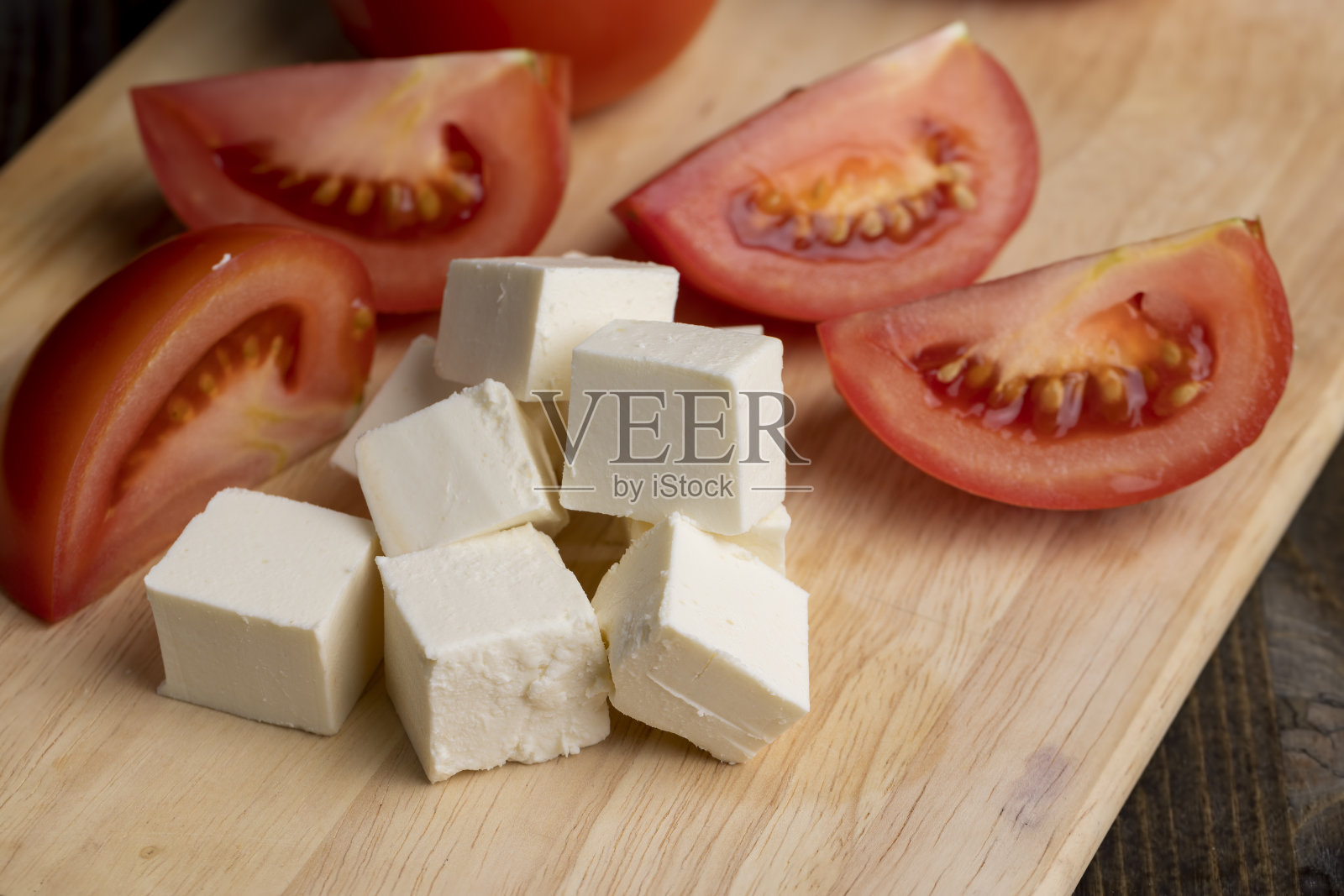 做沙拉用的白色奶油奶酪照片摄影图片