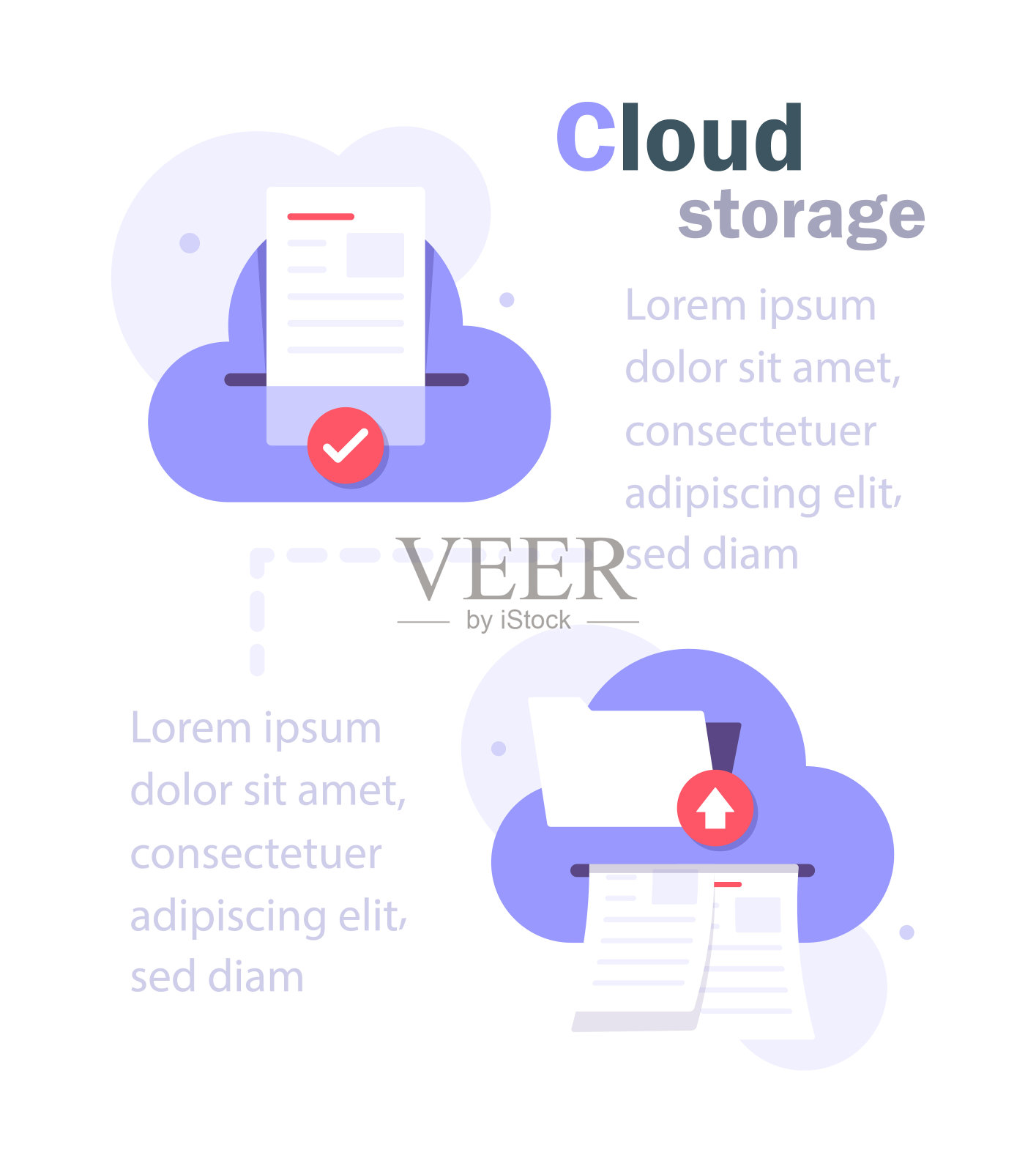 云存储插画图片素材