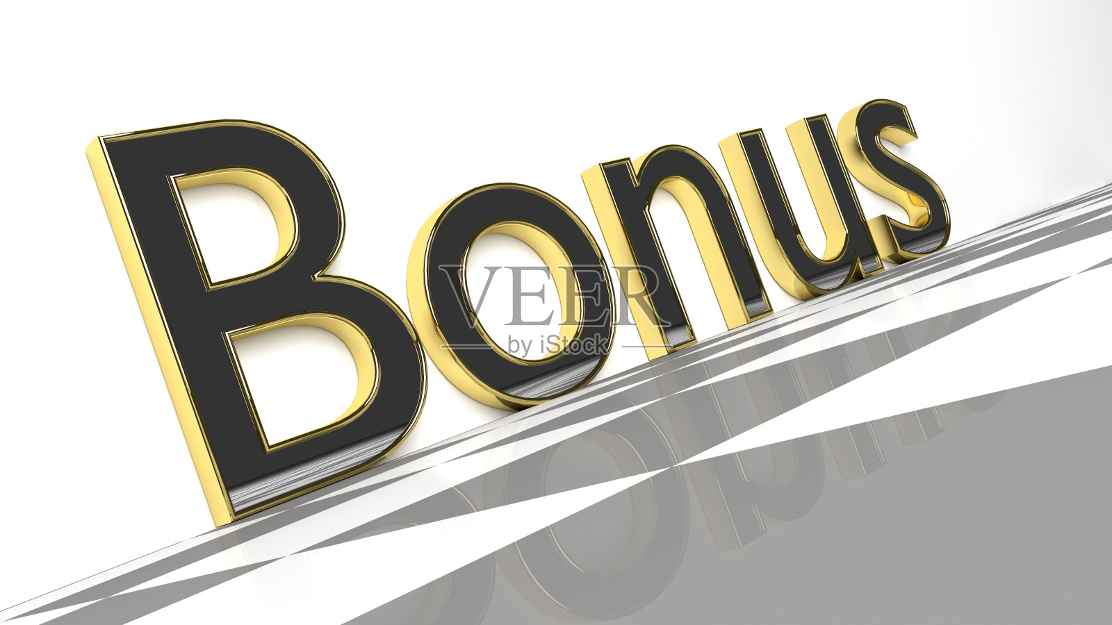 奖金字在金色光泽的字母照片摄影图片