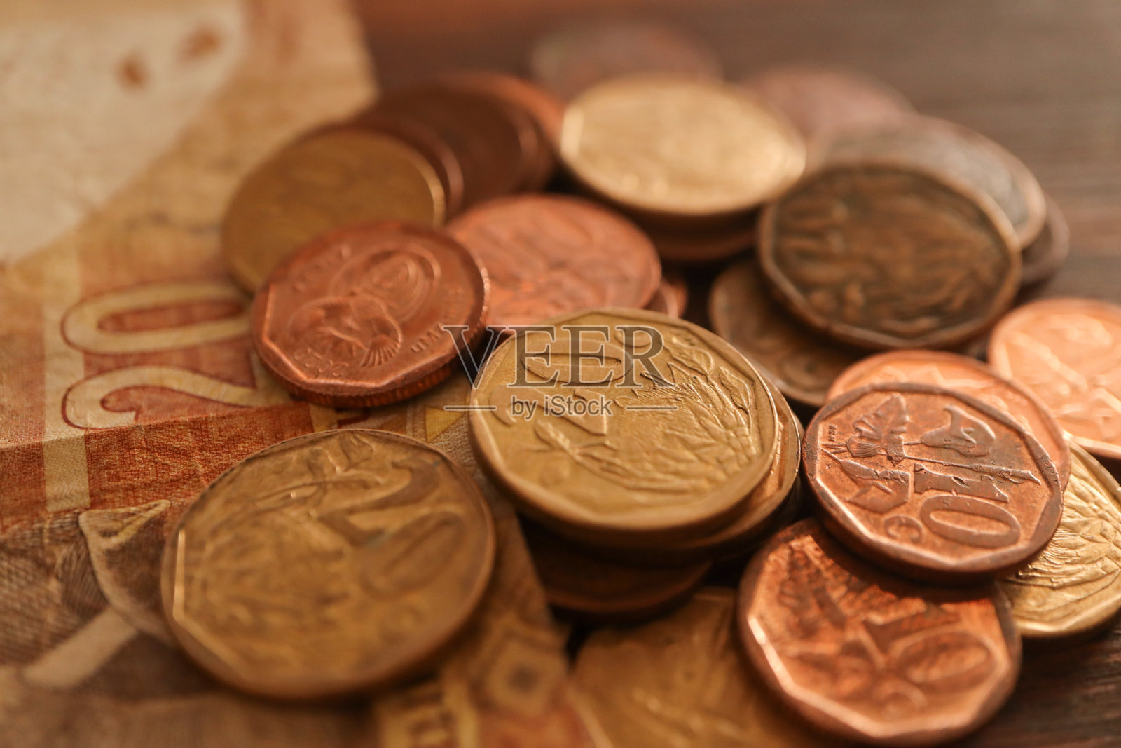 南非货币照片摄影图片