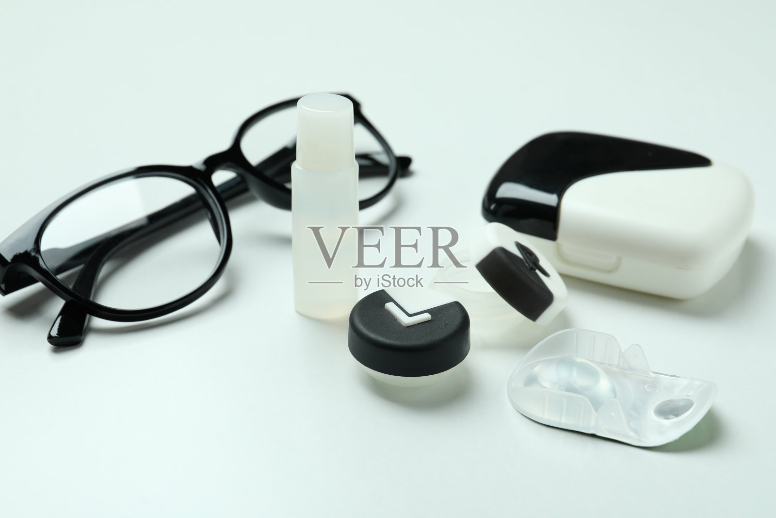 隐形眼镜的概念,用于眼睛,保健照片摄影图片