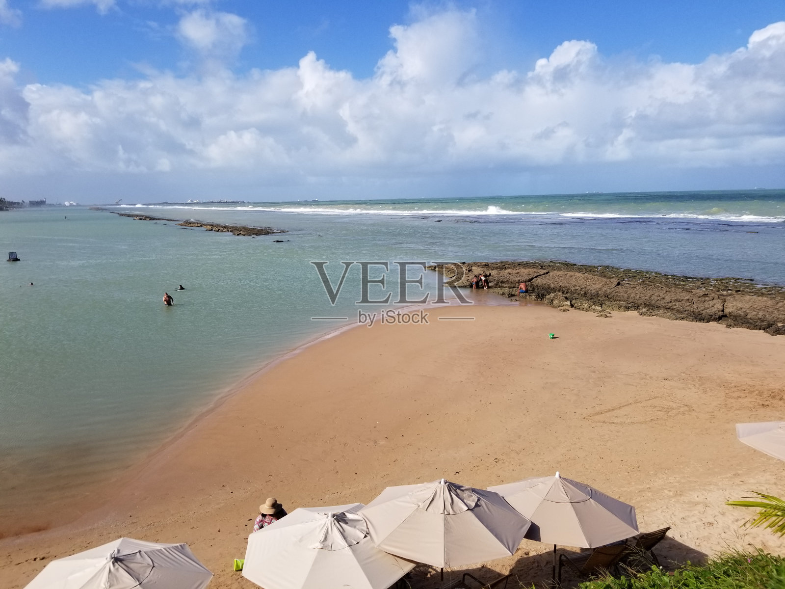 巴西海滩的迷人景色照片摄影图片