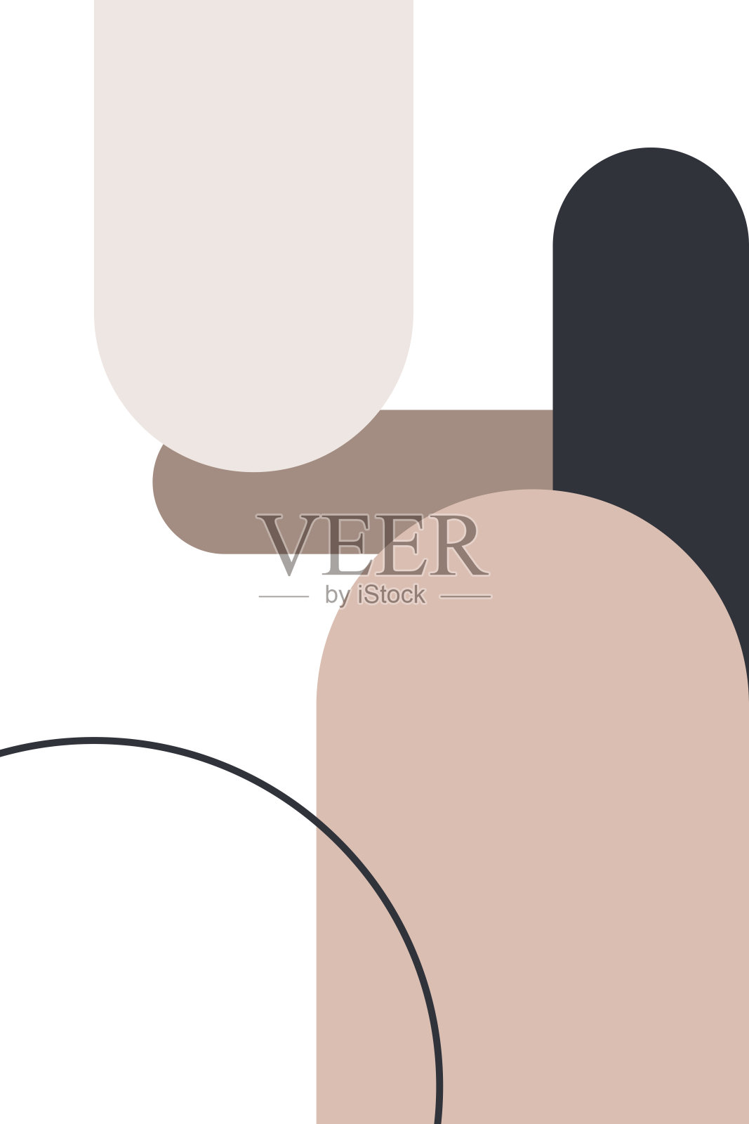 世纪中叶波西米亚墙艺术装饰插画图片素材