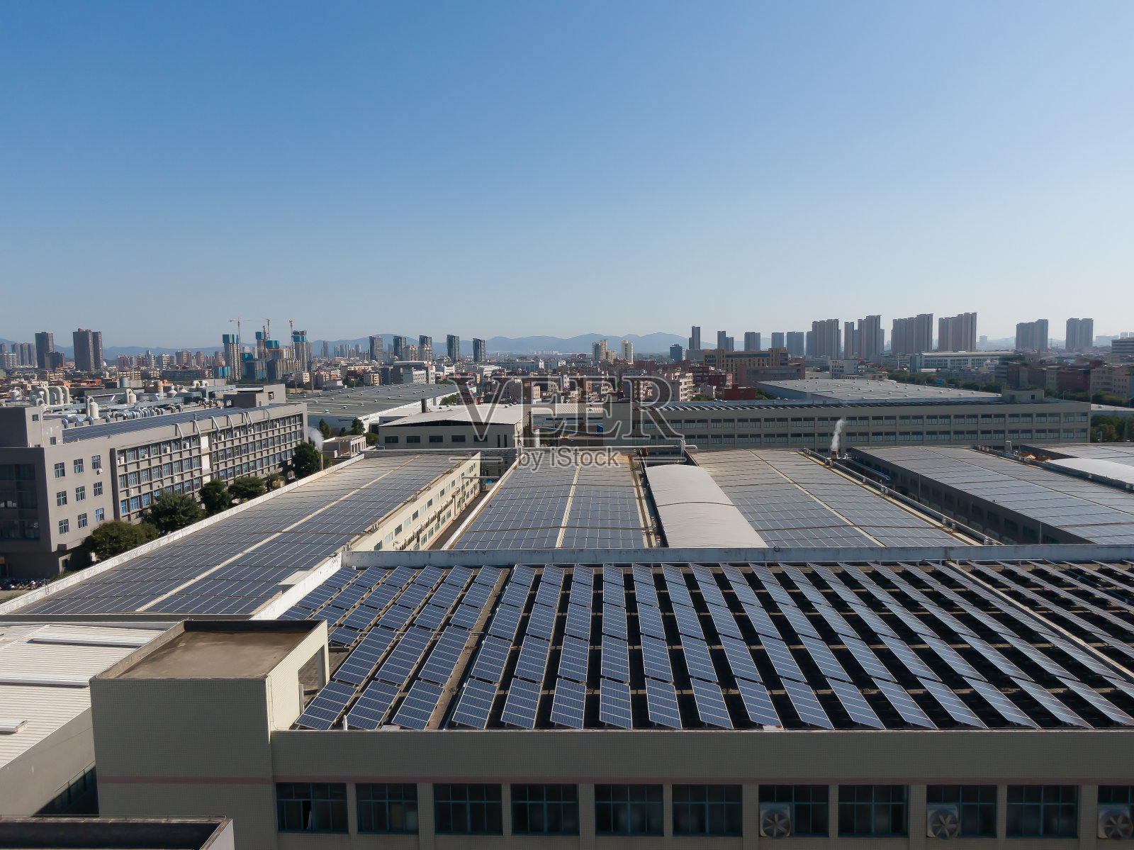 工厂太阳能照片摄影图片