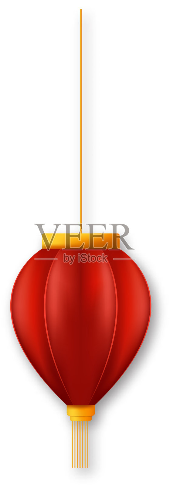 中国农历新年灯笼插画图片素材