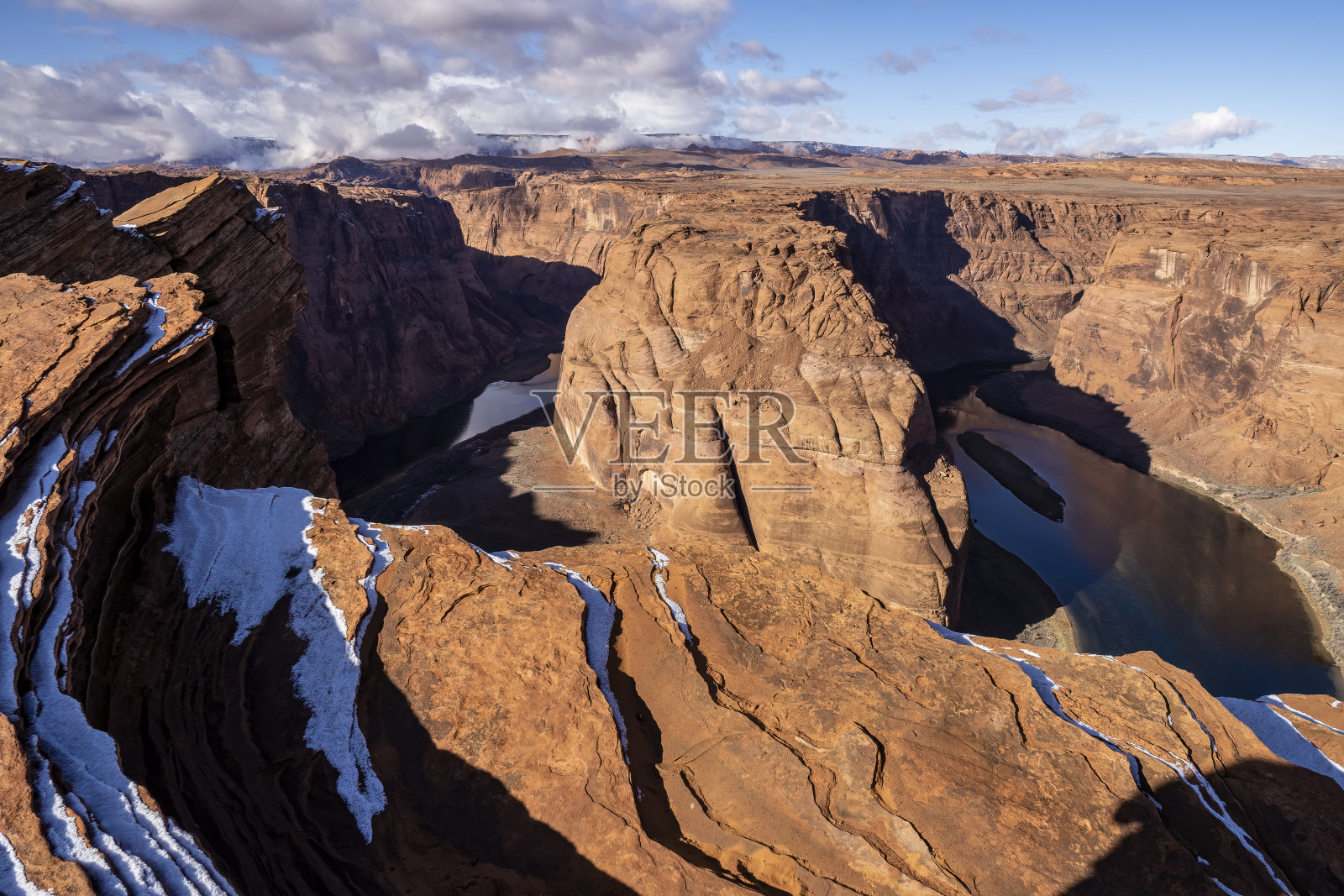 马蹄湾的冬天照片摄影图片