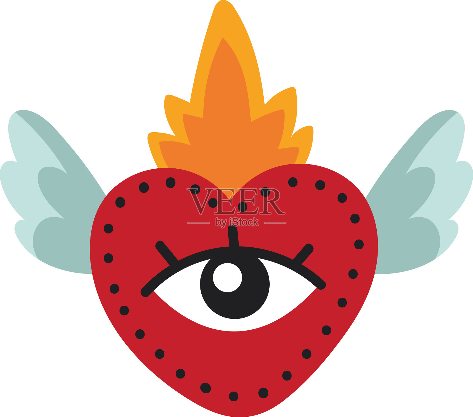 心随眼飞设计元素图片