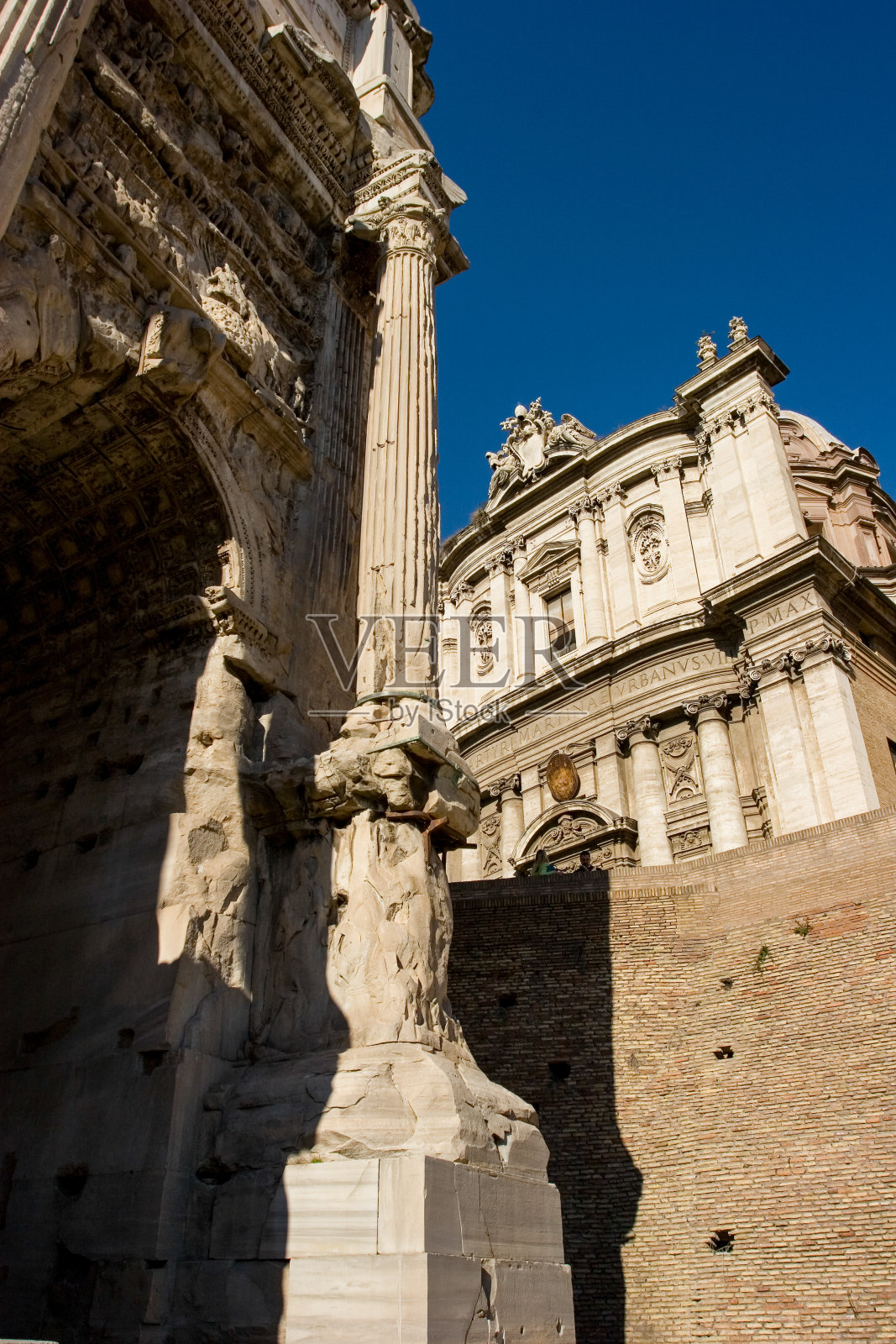 观赏和观光罗马的伟大之美:罗马广场照片摄影图片