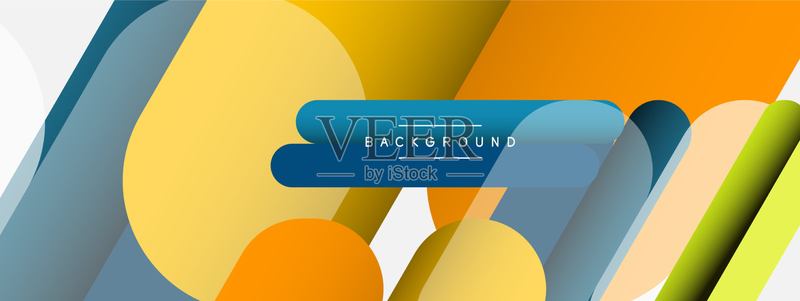 抽象的背景圆形形状的线条插画图片素材