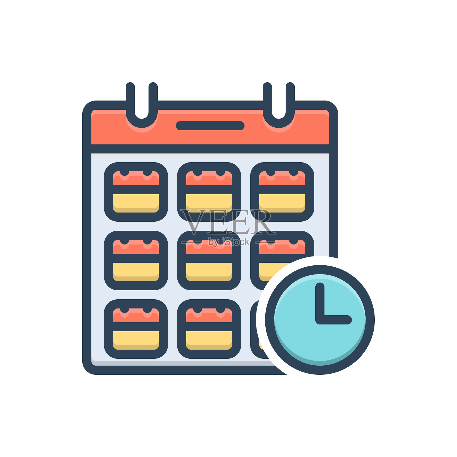 每月一次的月经插画图片素材