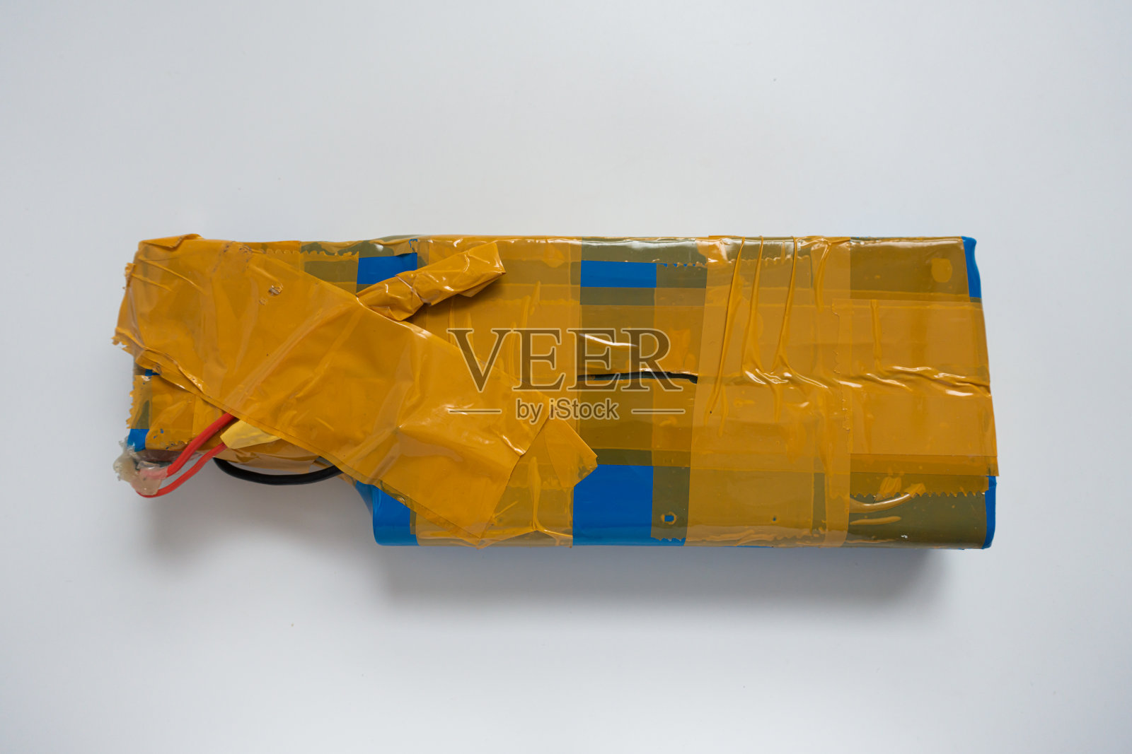 电动自行车锂电池特写照片摄影图片