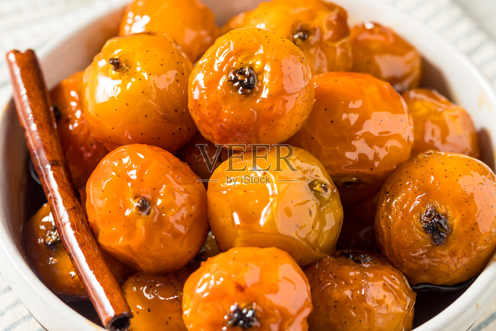 自制甜tejocote在阿尔米巴糖照片摄影图片