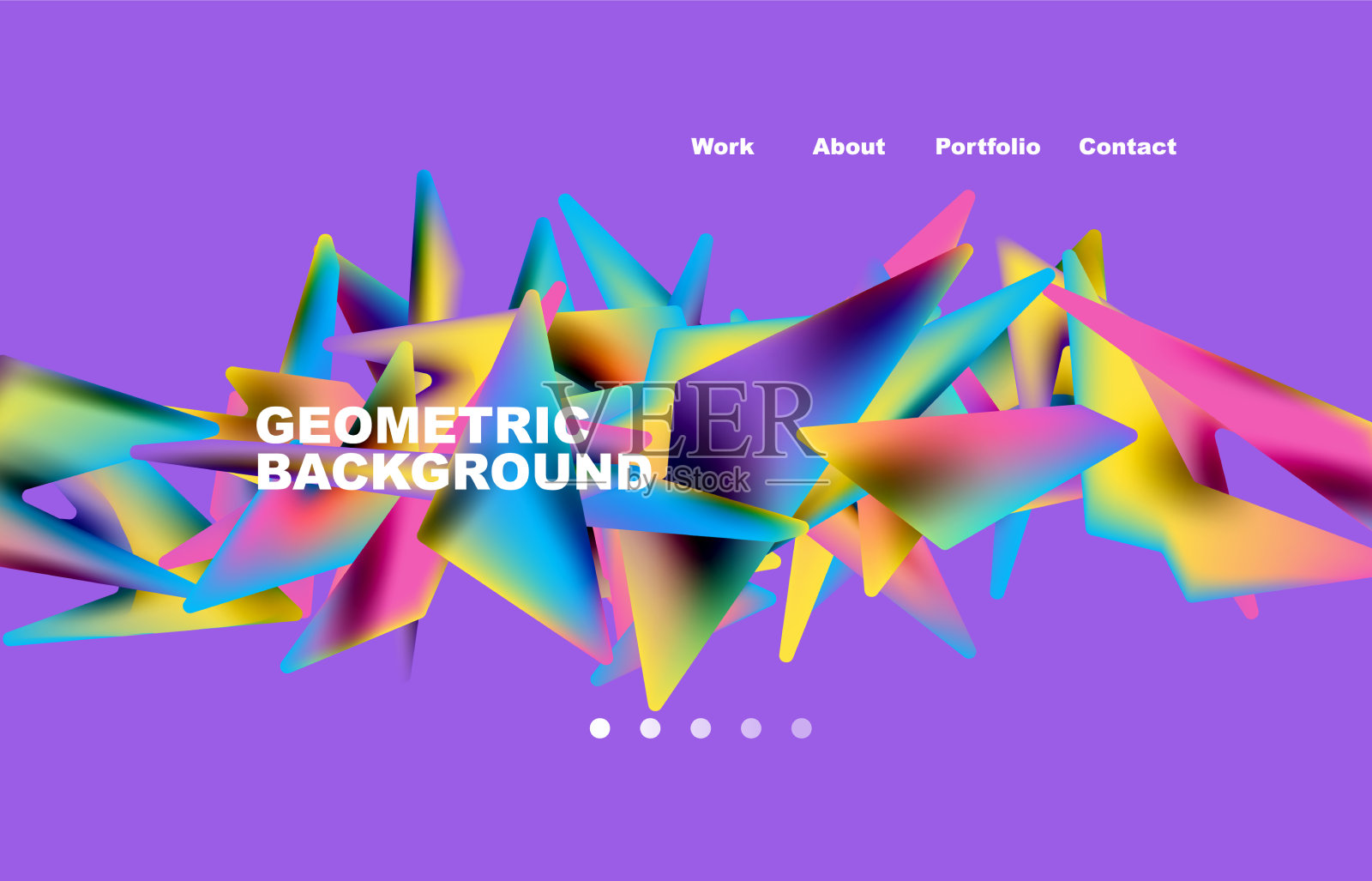 碎片形状组成抽象背景网插画图片素材