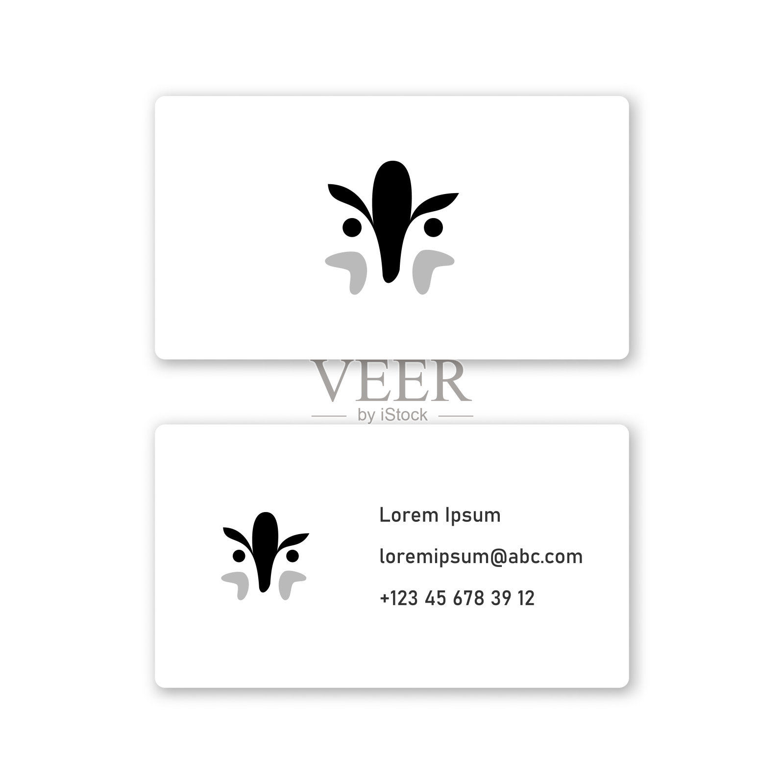 矢量獾在平面风格。可编辑的图片插画图片素材