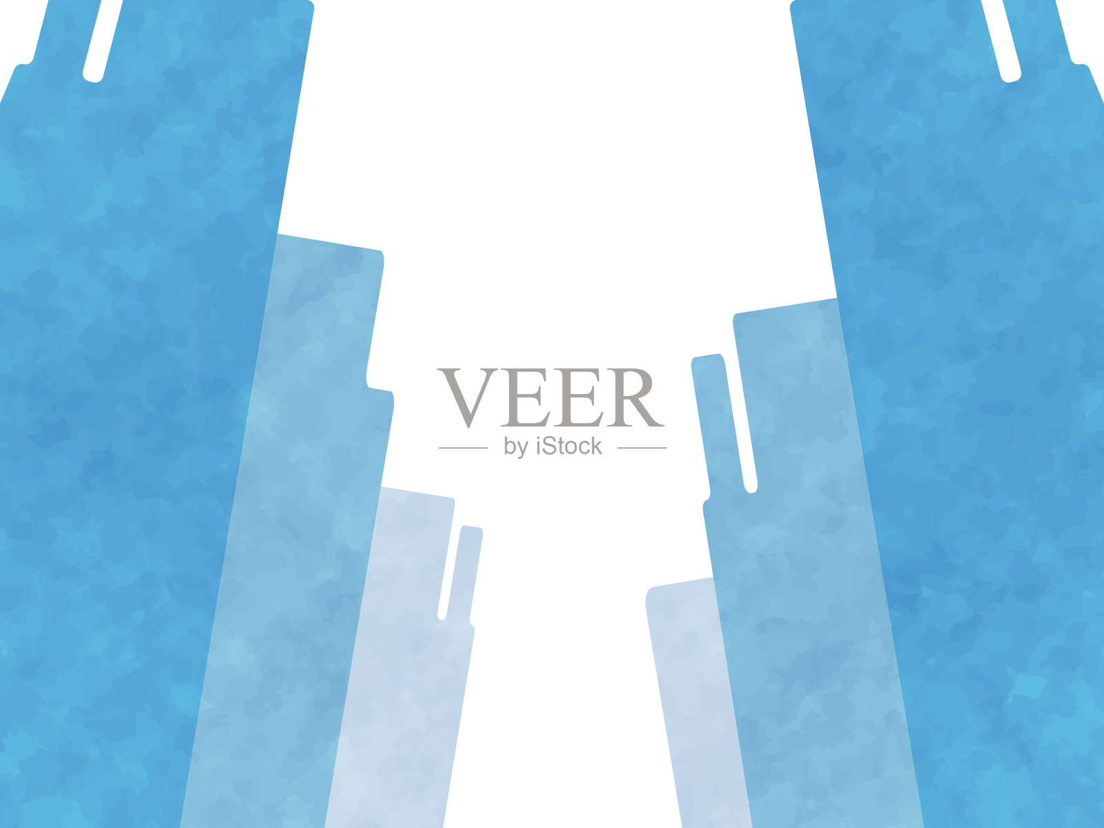 摩天大楼剪影背景插画图片素材