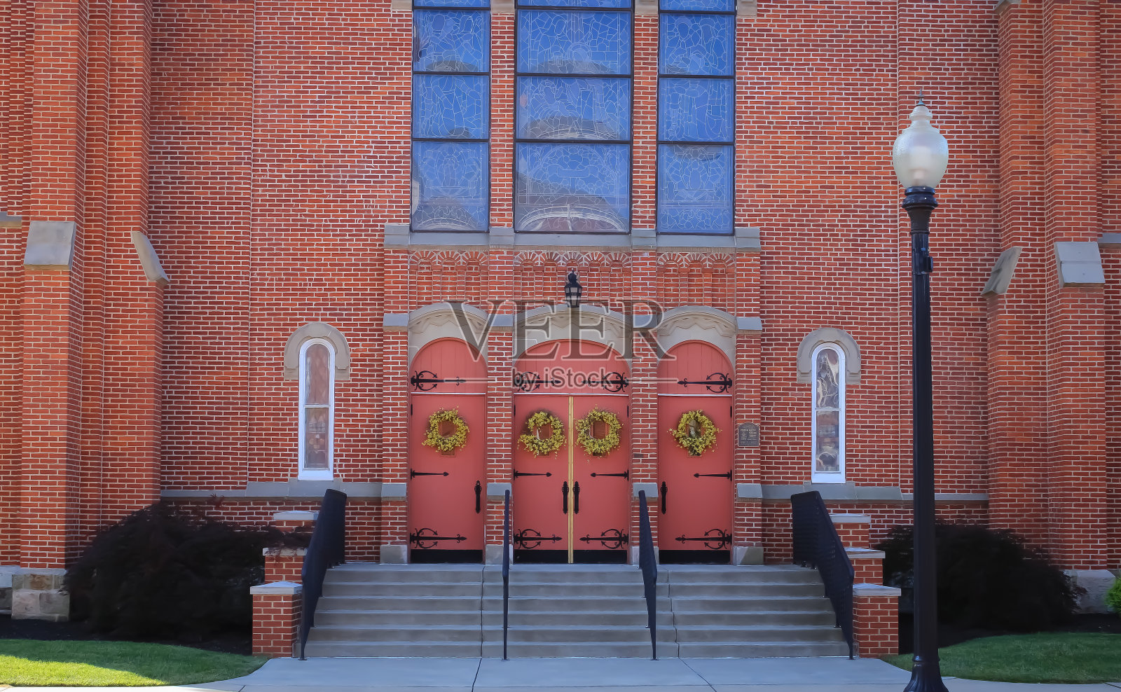 纽约布里克教堂照片摄影图片