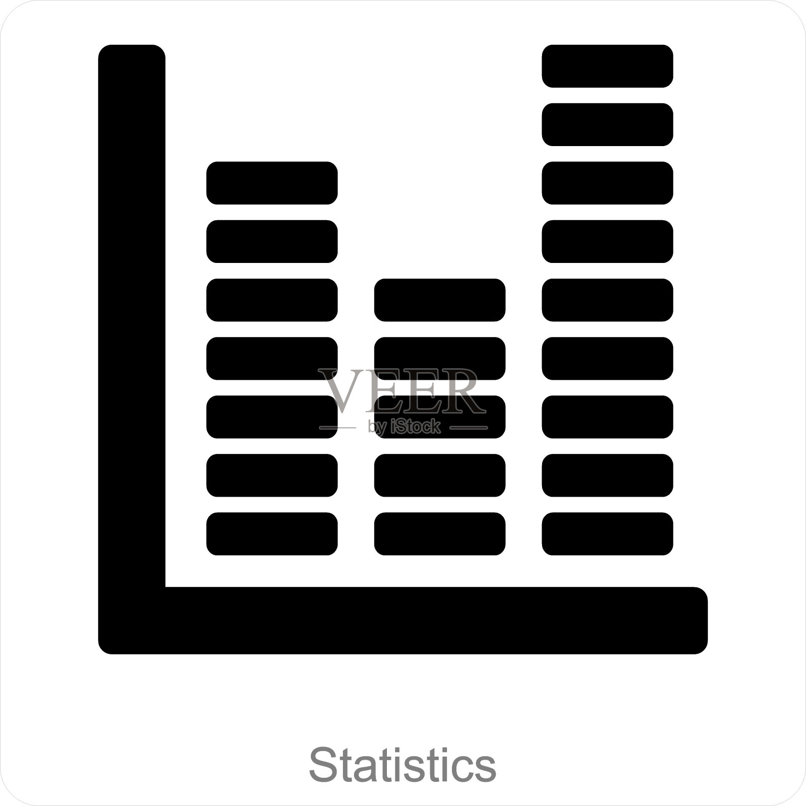 统计和数据图标的概念图标素材