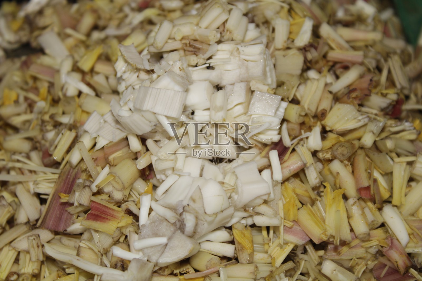 切碎的香蕉花,素食照片摄影图片