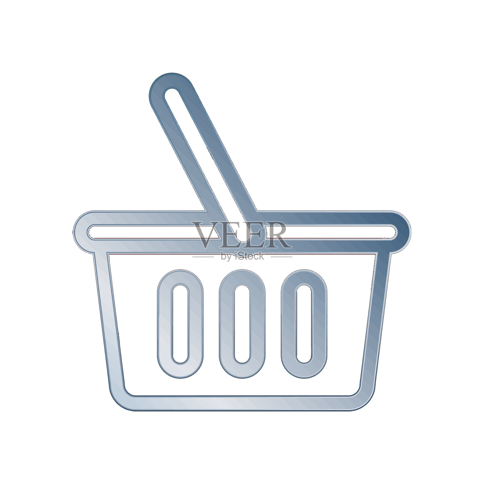 插图矢量图形的购物篮图标图标素材