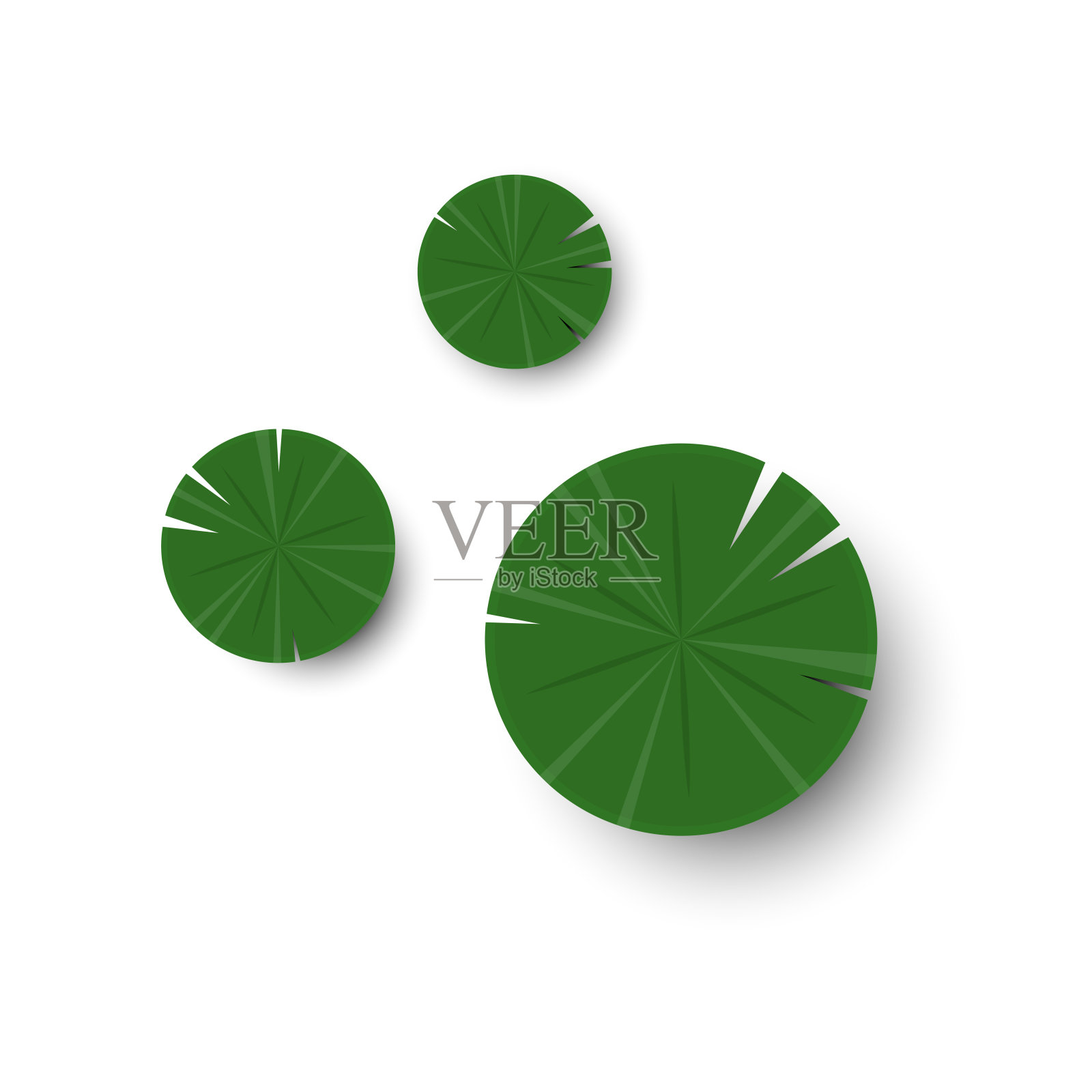 百合标志设计。百合花图标。百合卡通矢量在白色背景。插画图片素材