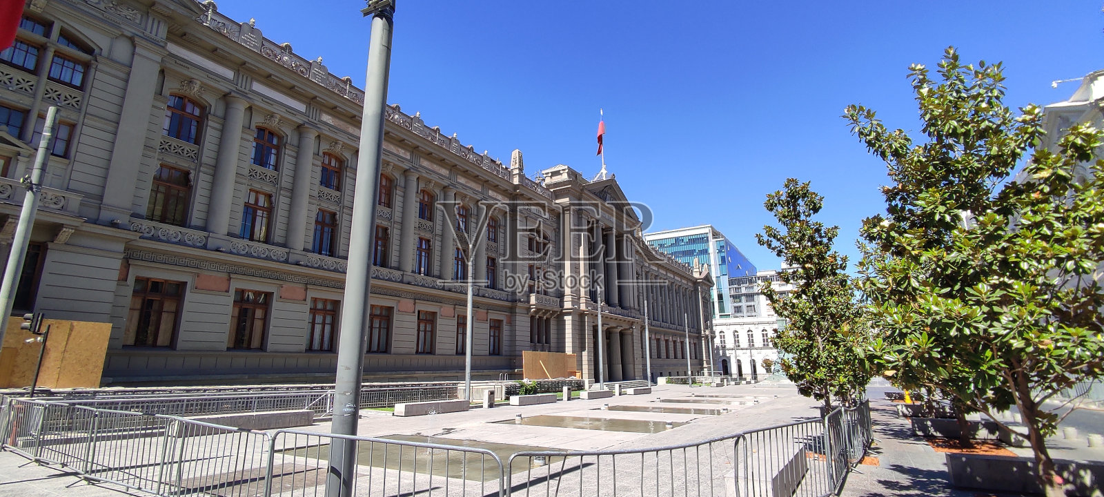 蒙田宫的全景照片摄影图片