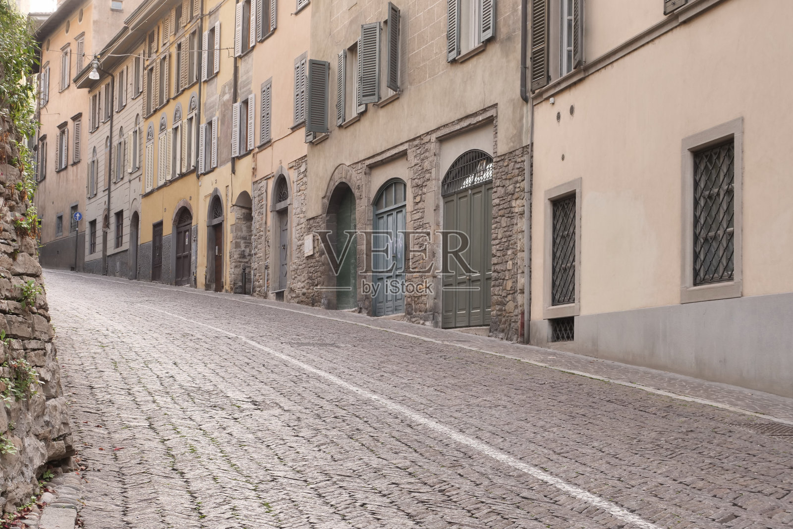 贝加莫阿尔塔城市景观照片摄影图片