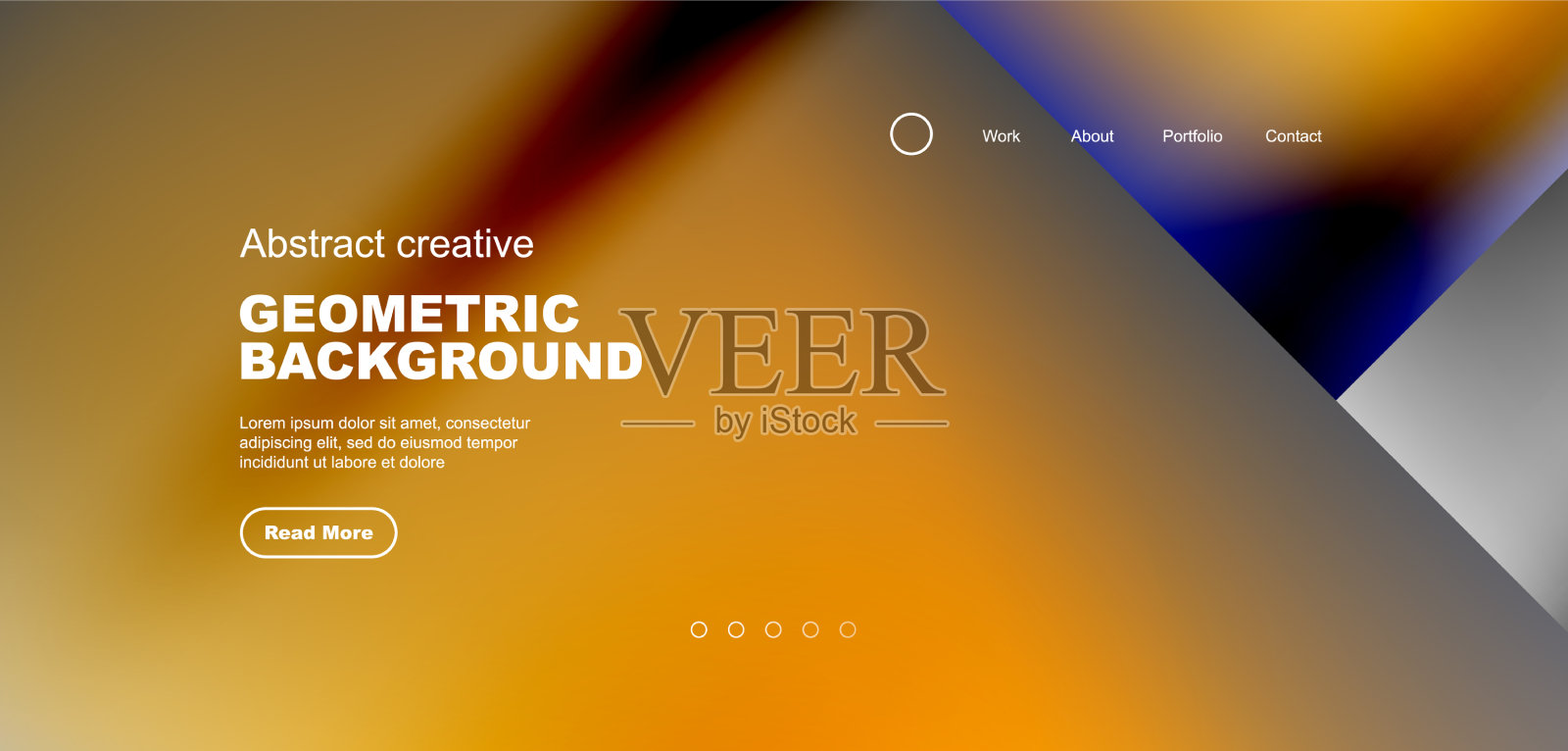 抽象的圆和线几何最小插画图片素材