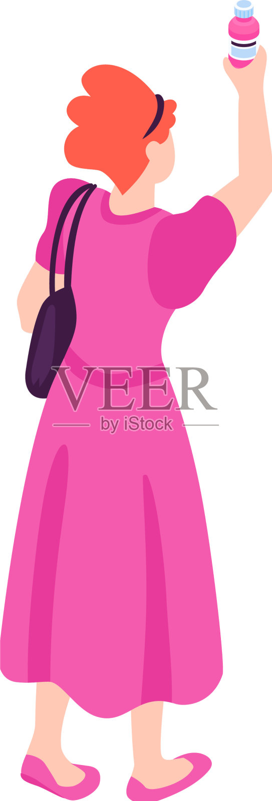 等距药房客户组成设计元素图片