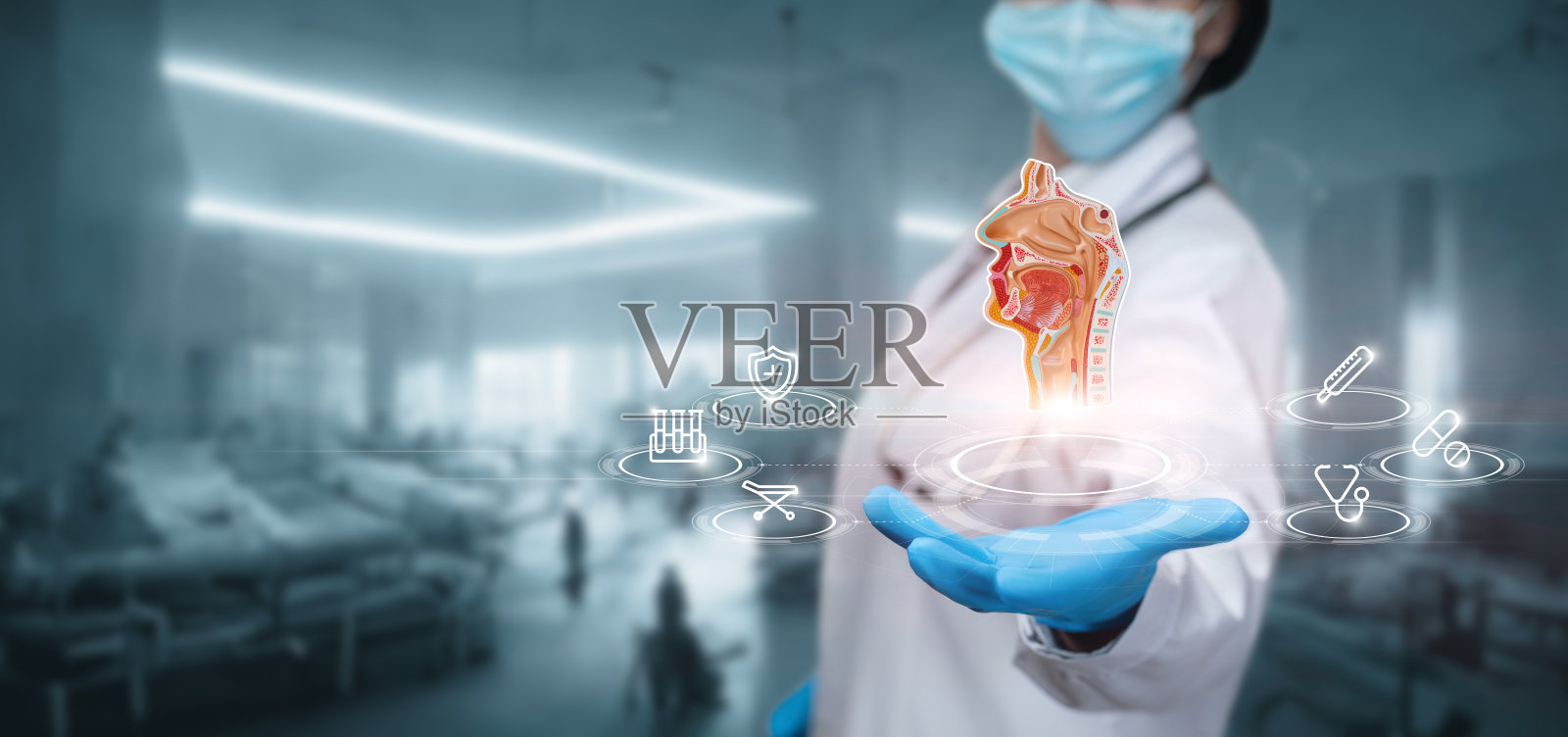 支持和治疗粘膜。照片摄影图片