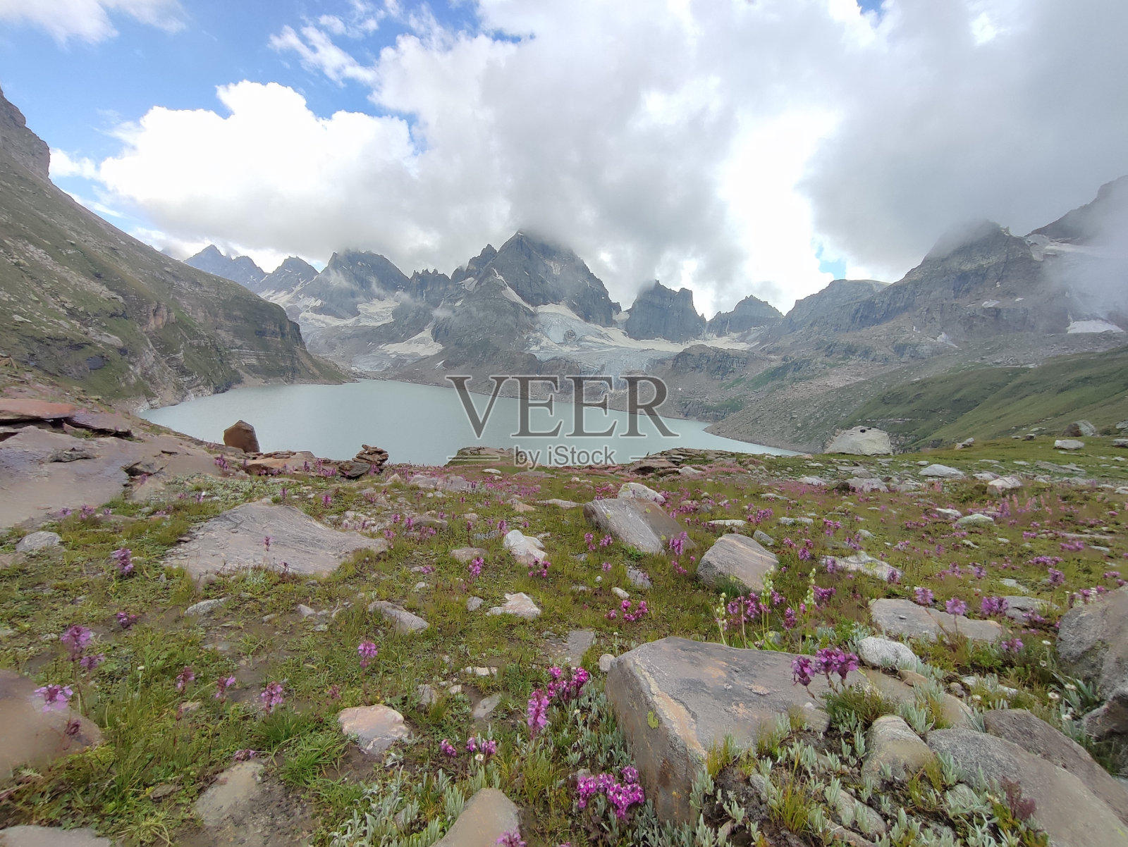 克什米尔山谷,克什米尔的自然和文化的惊人观点照片摄影图片