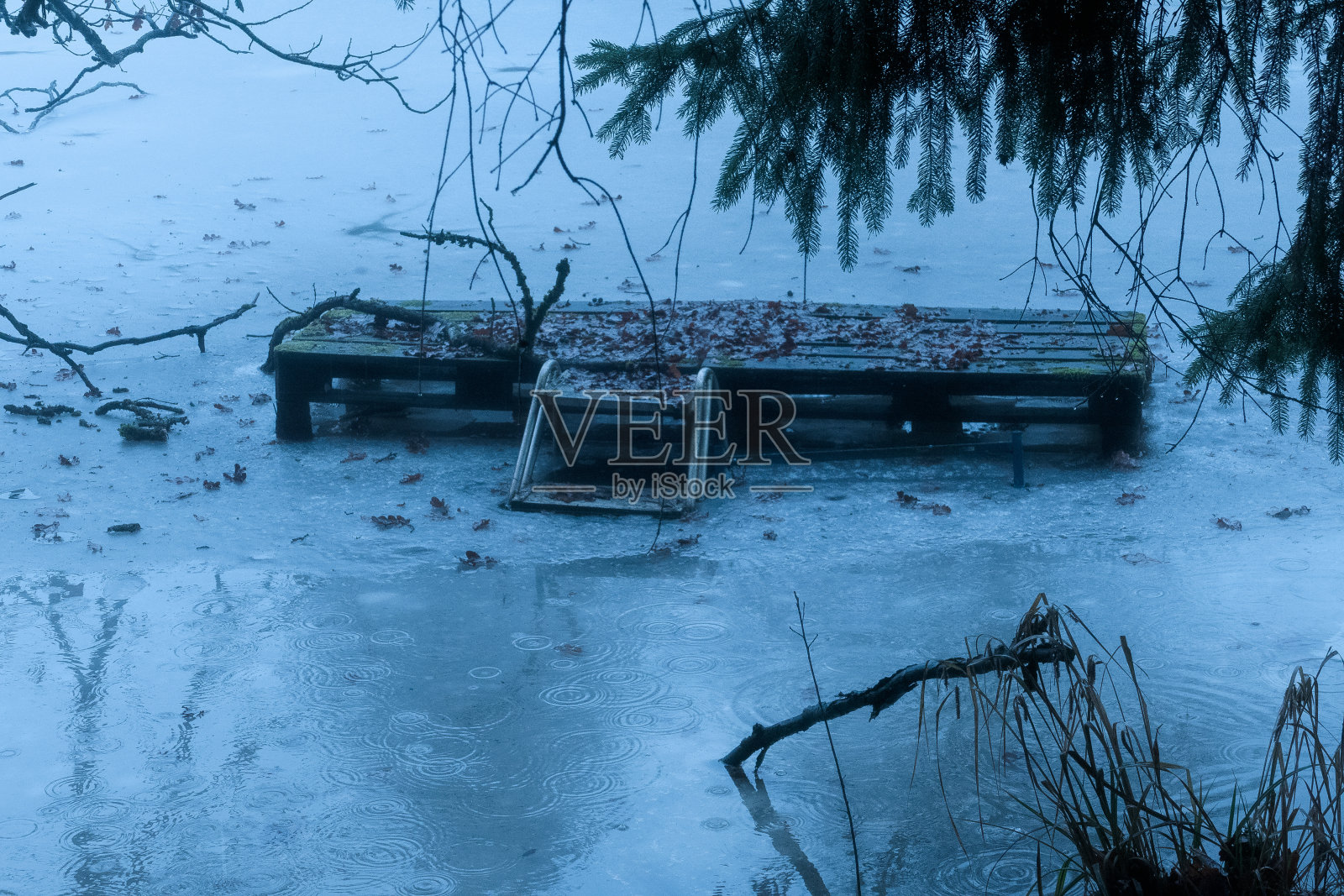 雾中风景照片摄影图片