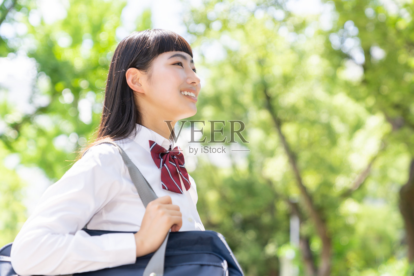 女学生,校服,照片摄影图片