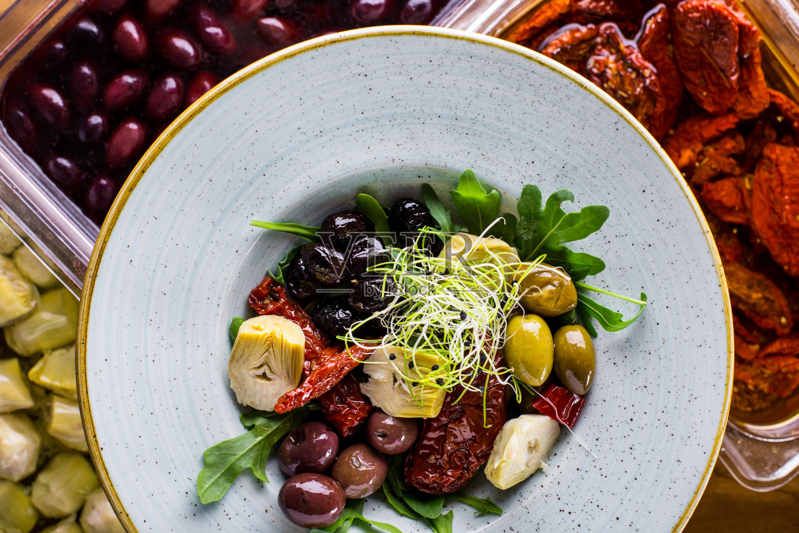 洋蓟开胃菜照片摄影图片