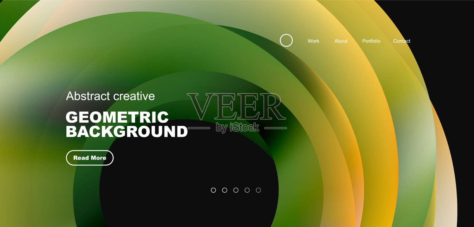 圆的形状,圆和环的组成插画图片素材