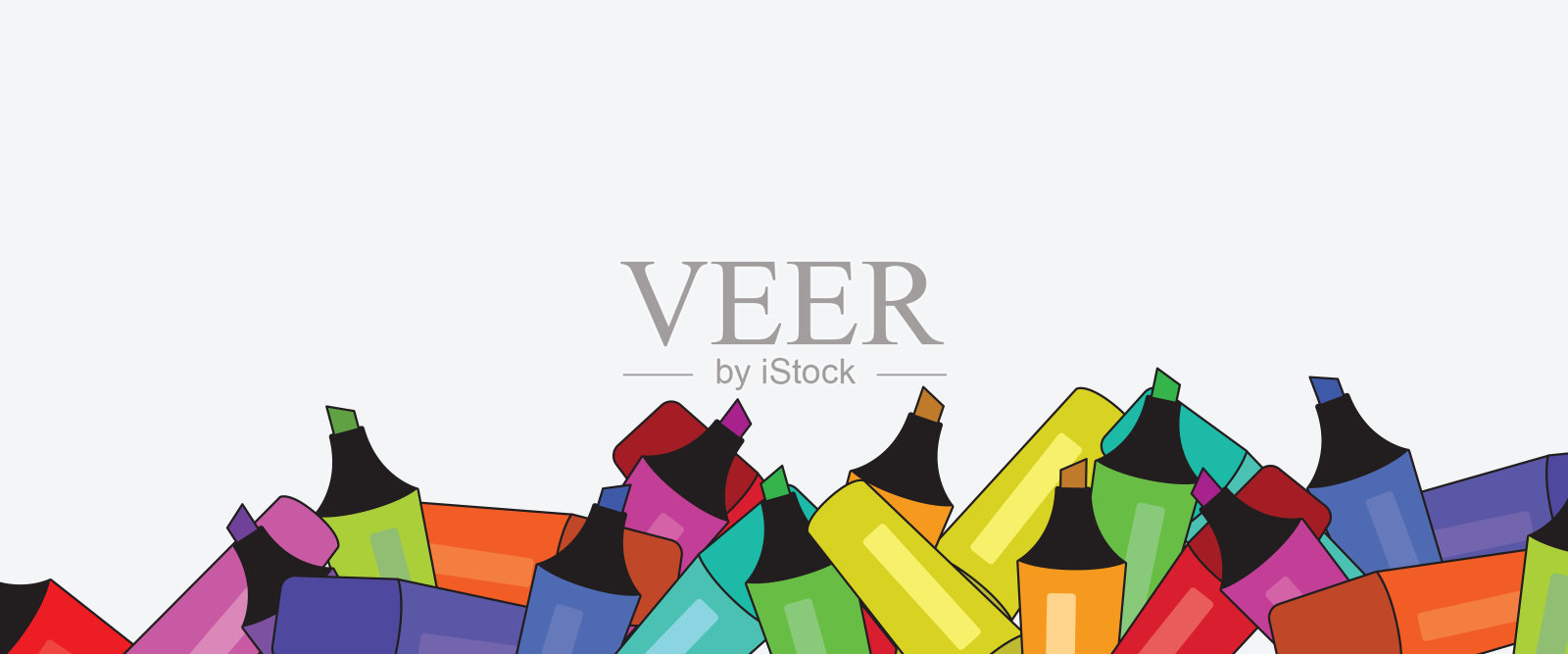 彩色背景插画图片素材