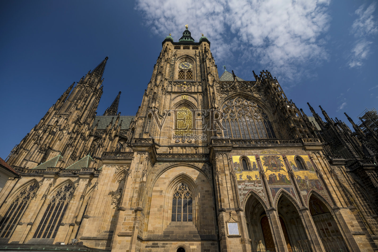 捷克共和国布拉格的圣维特大教堂照片摄影图片