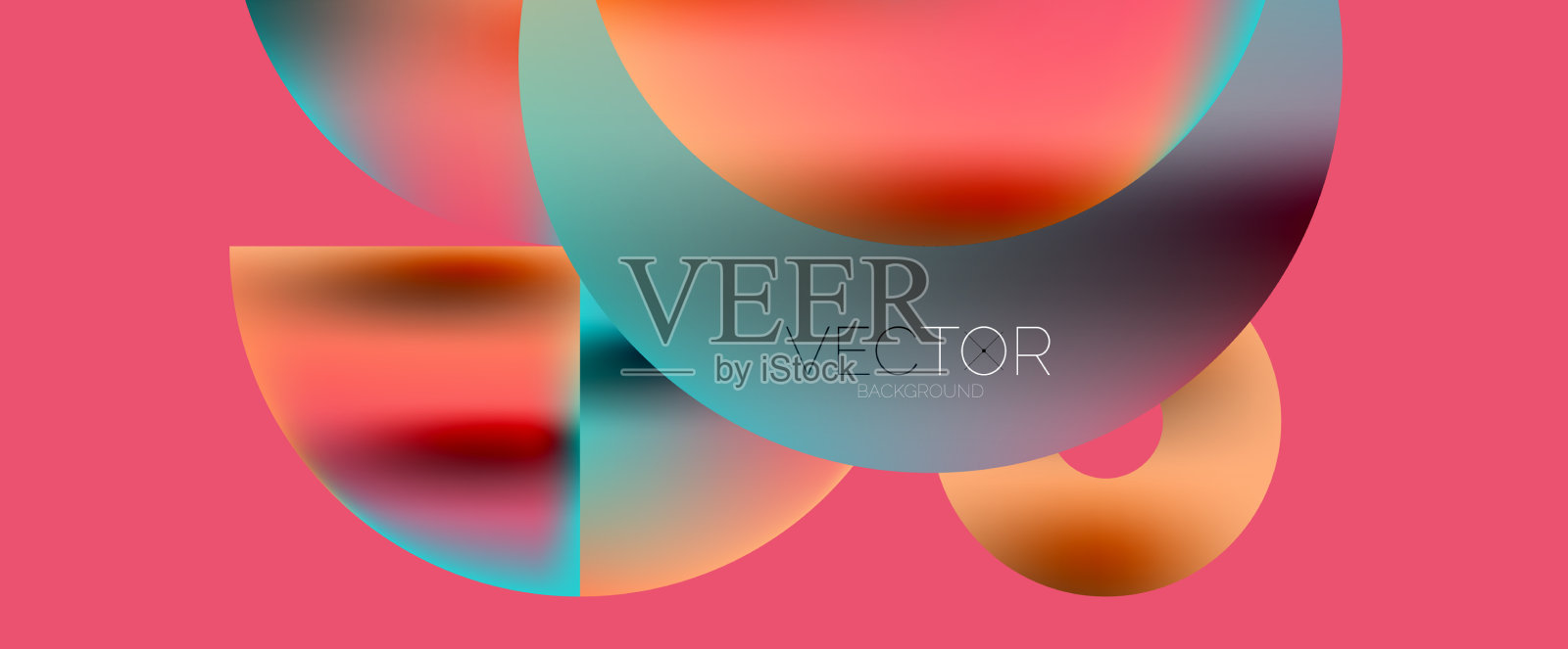 圆形构图抽象壁纸背景插画图片素材