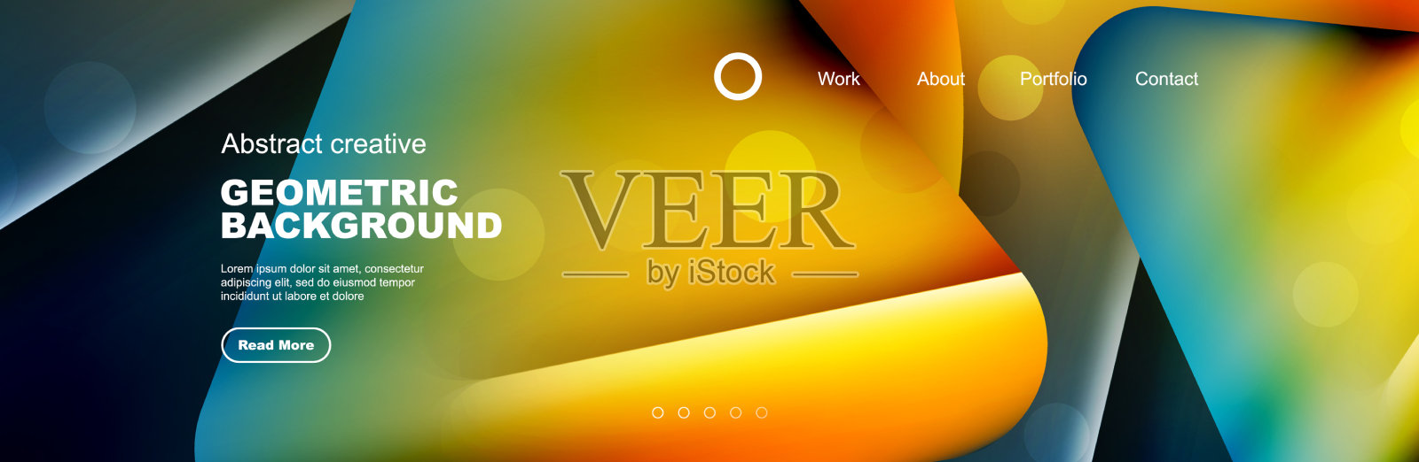 几何形状组成几何抽象插画图片素材