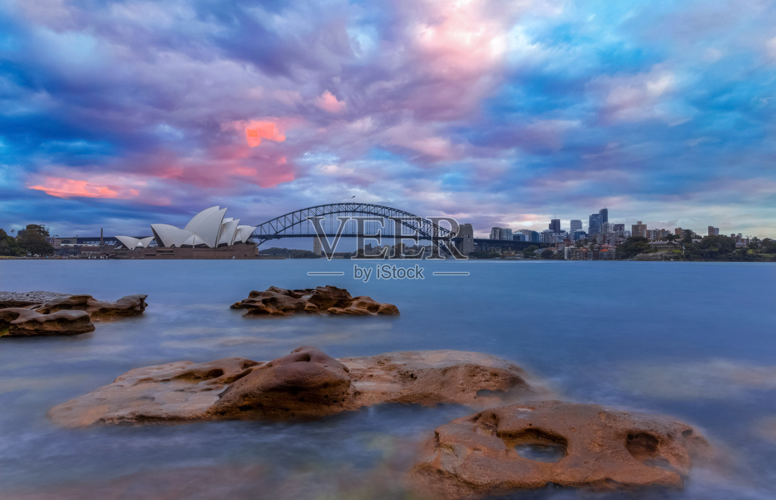 澳大利亚悉尼港日落景色照片摄影图片