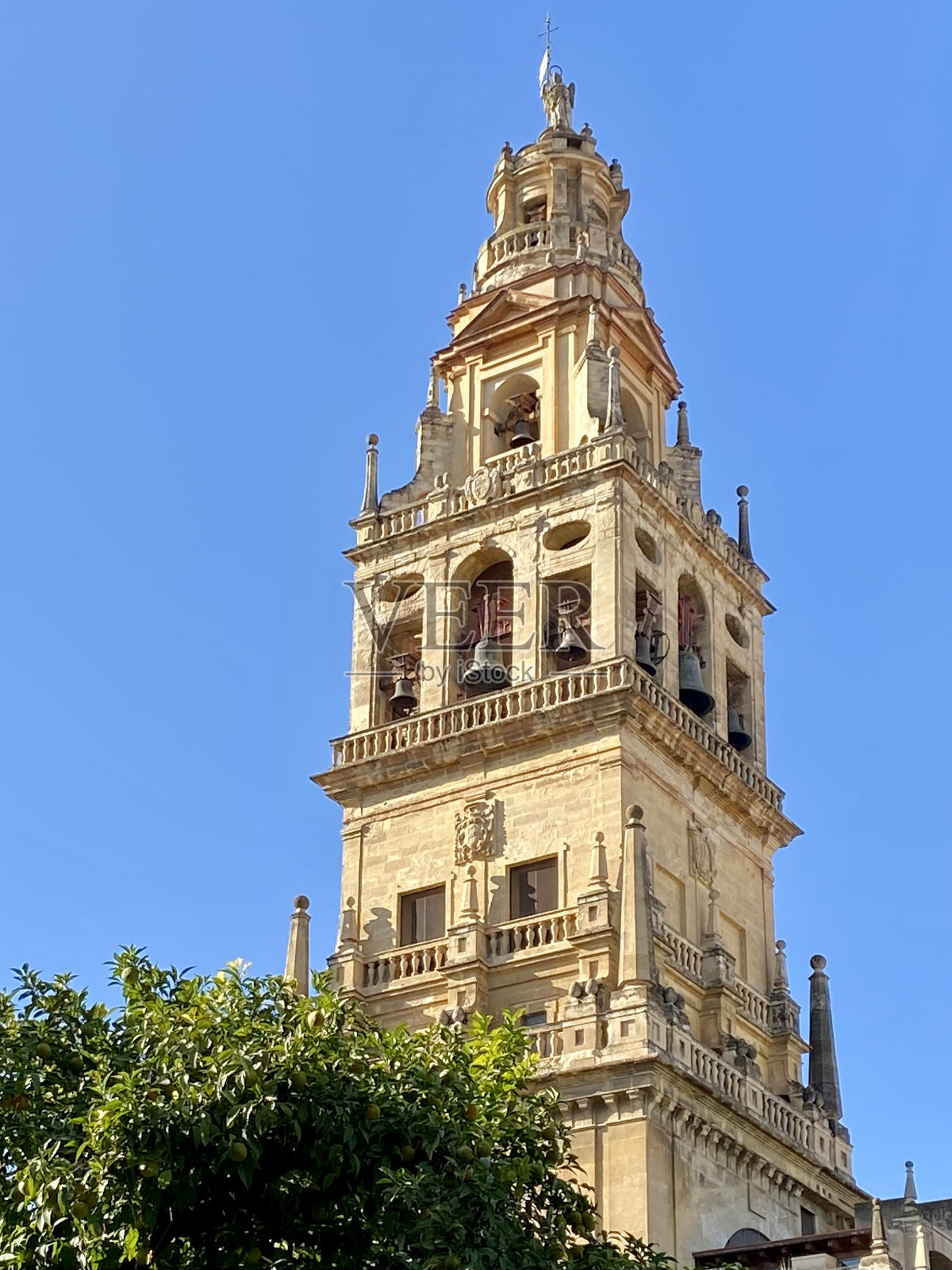 西班牙科尔多瓦清真寺大教堂外观照片摄影图片