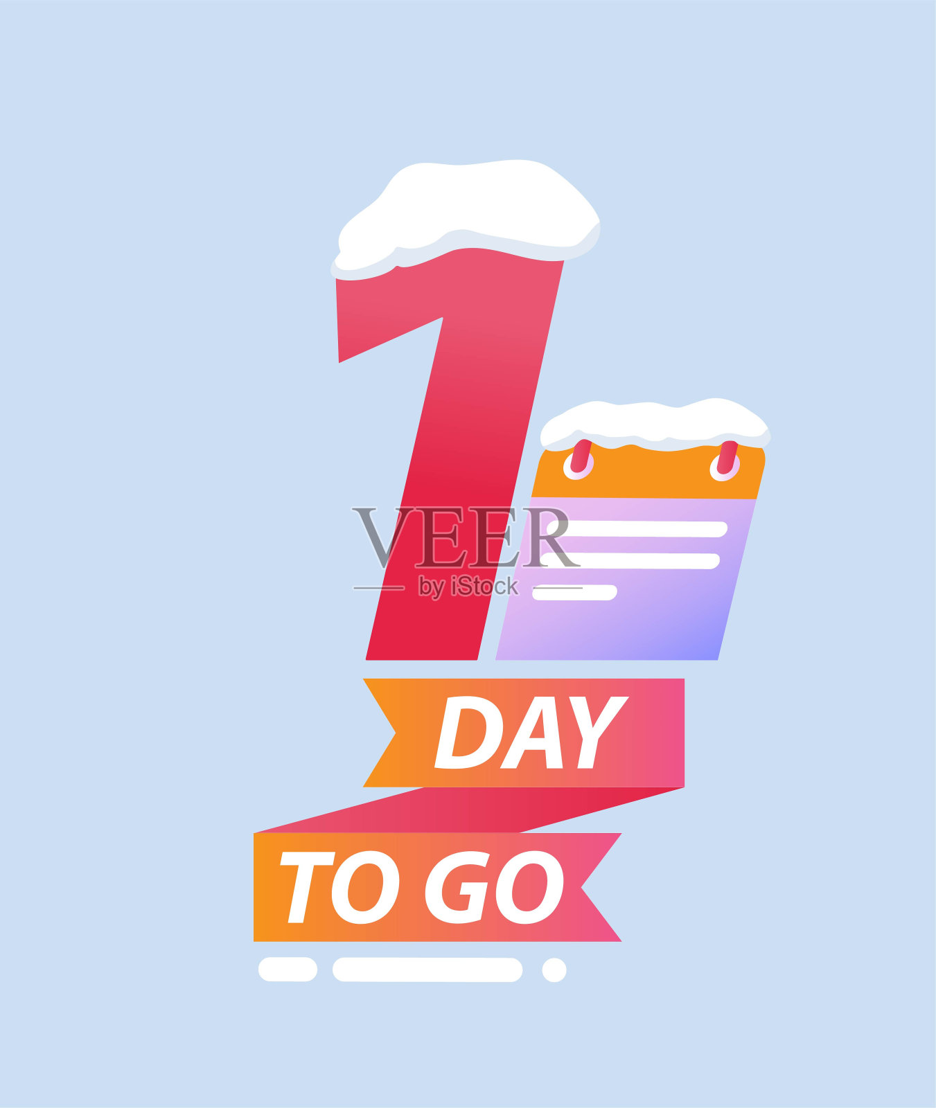 冬天的日子去1插画图片素材