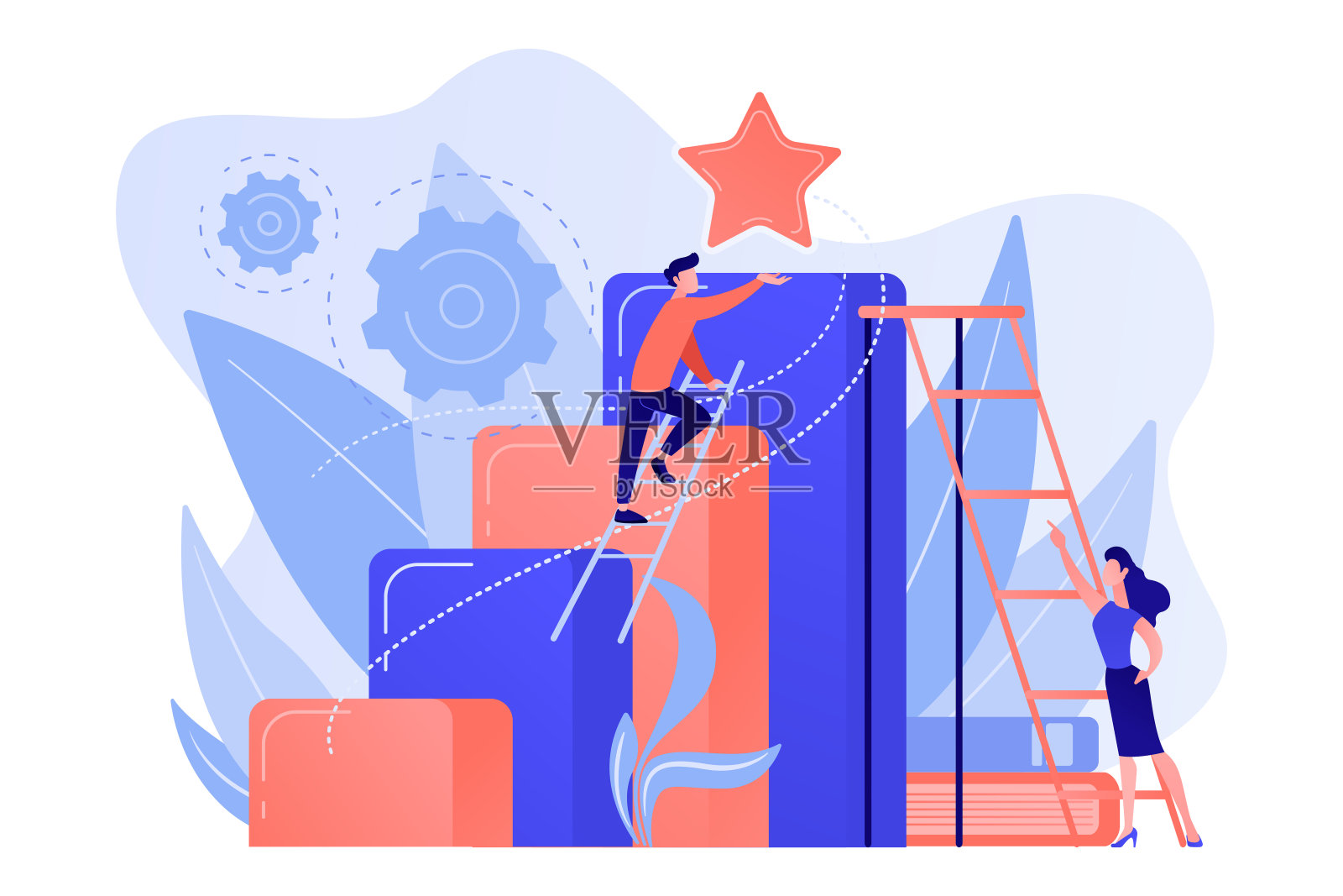 商业野心概念矢量插图。插画图片素材