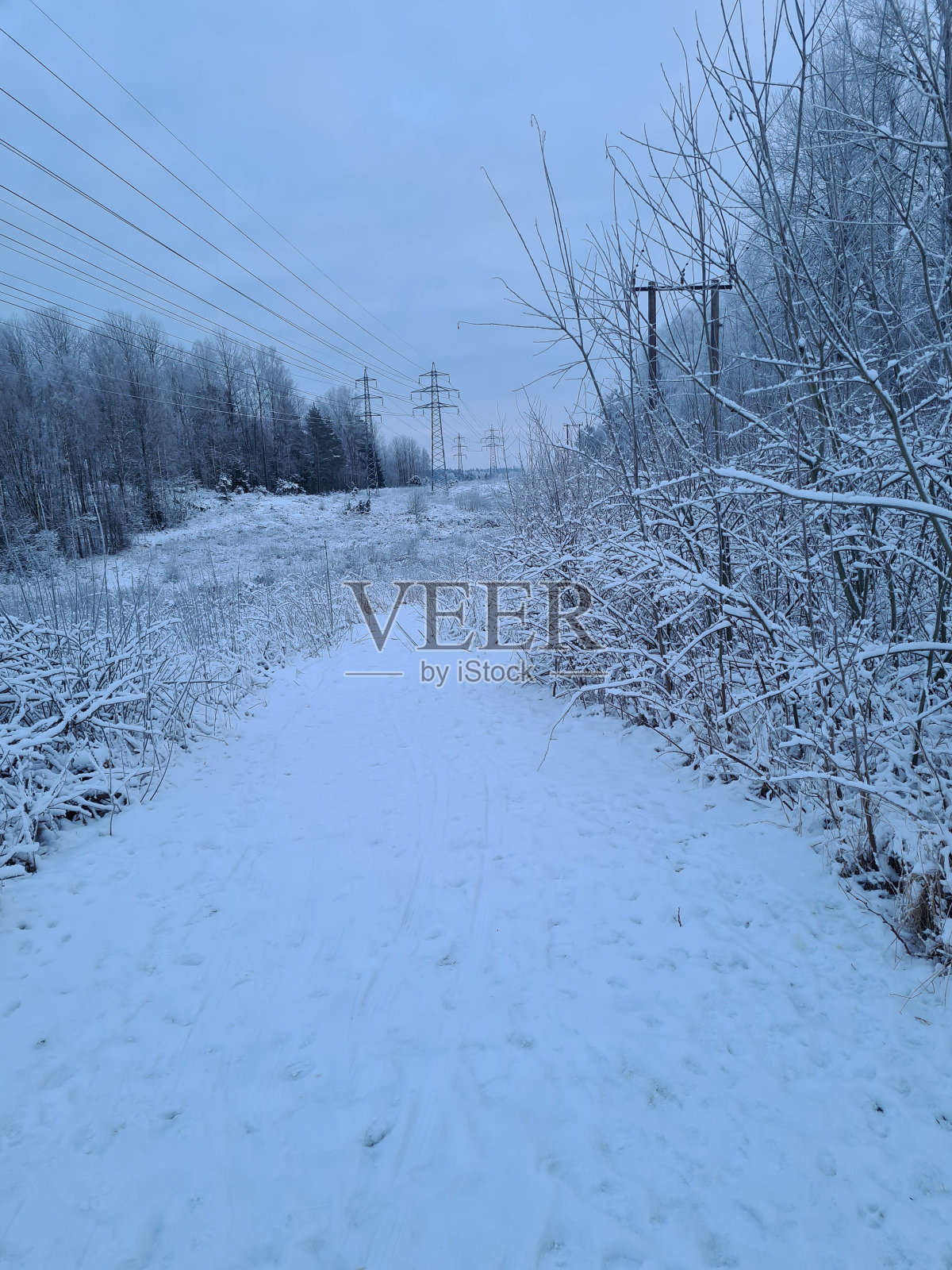 挪威冬雪照片摄影图片