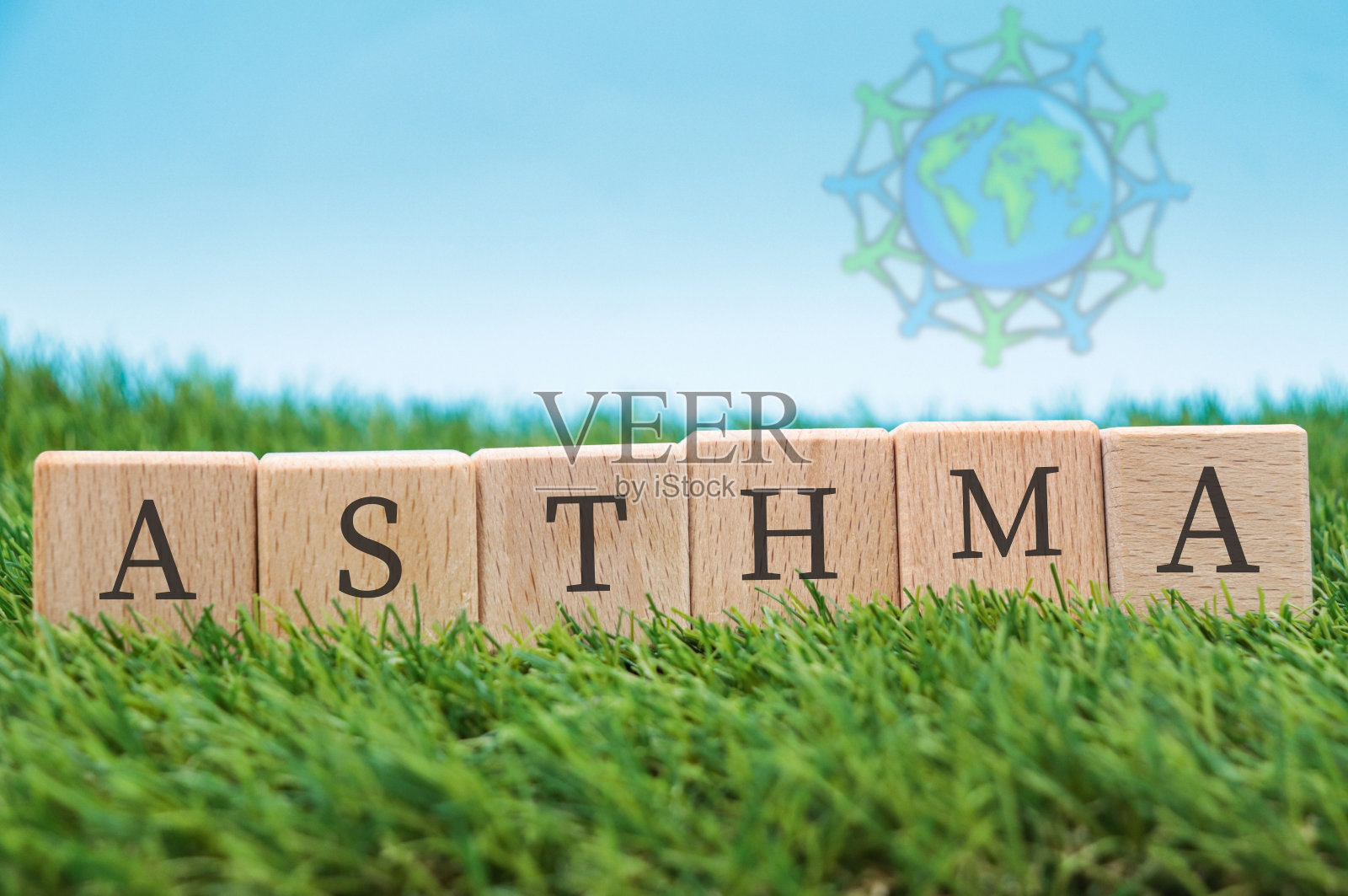 哮喘的概念照片摄影图片