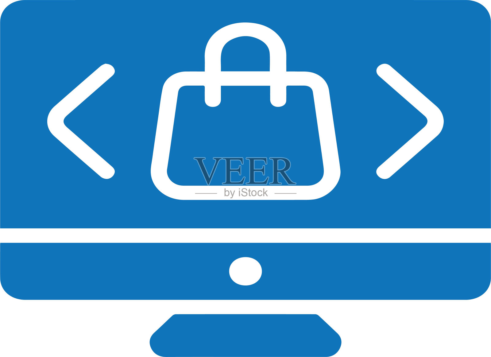 产品选择图标,购物清单图标,蓝色矢量插画图片素材