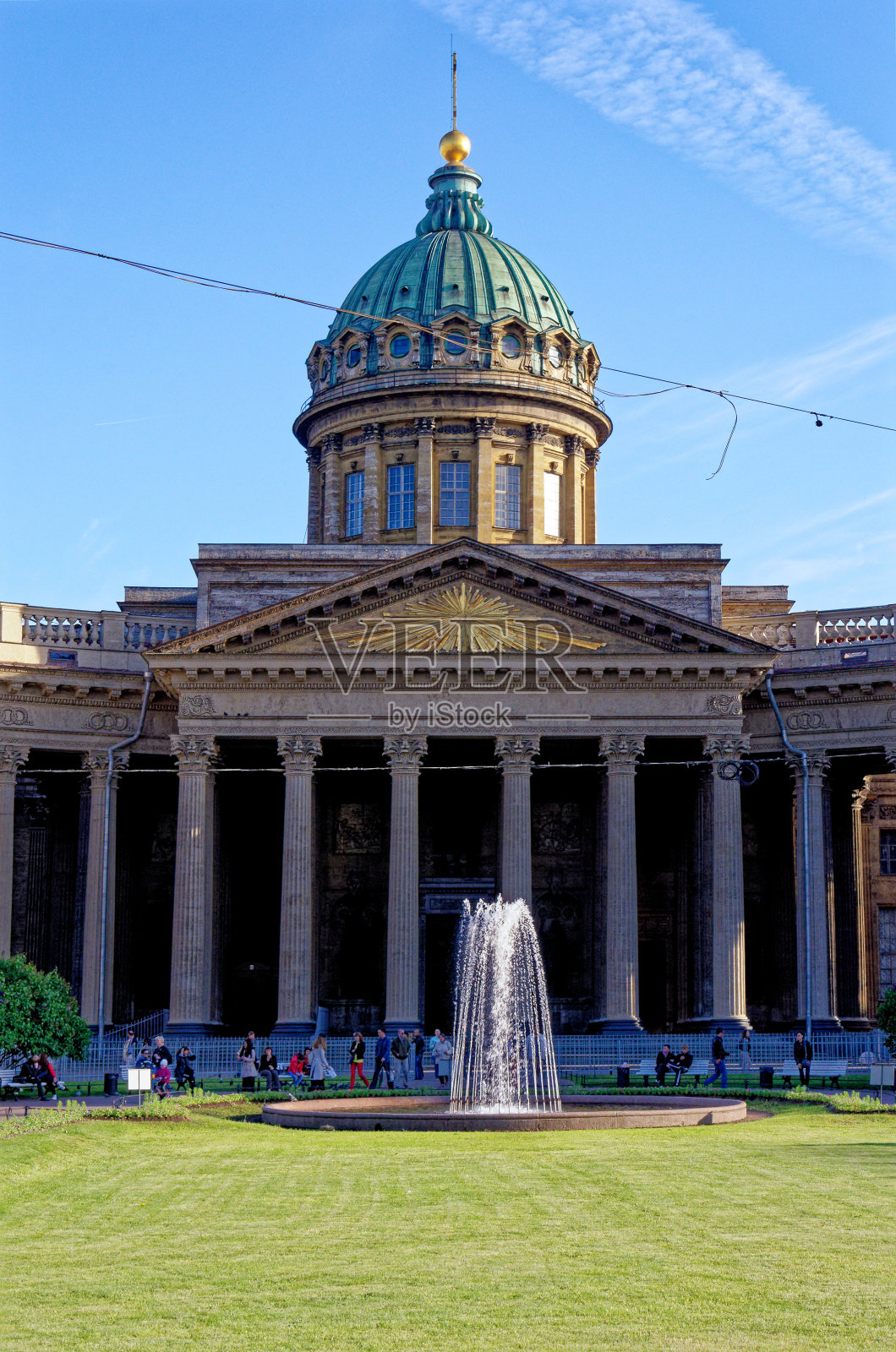 俄罗斯圣彼得堡圣以撒大教堂圆顶照片摄影图片